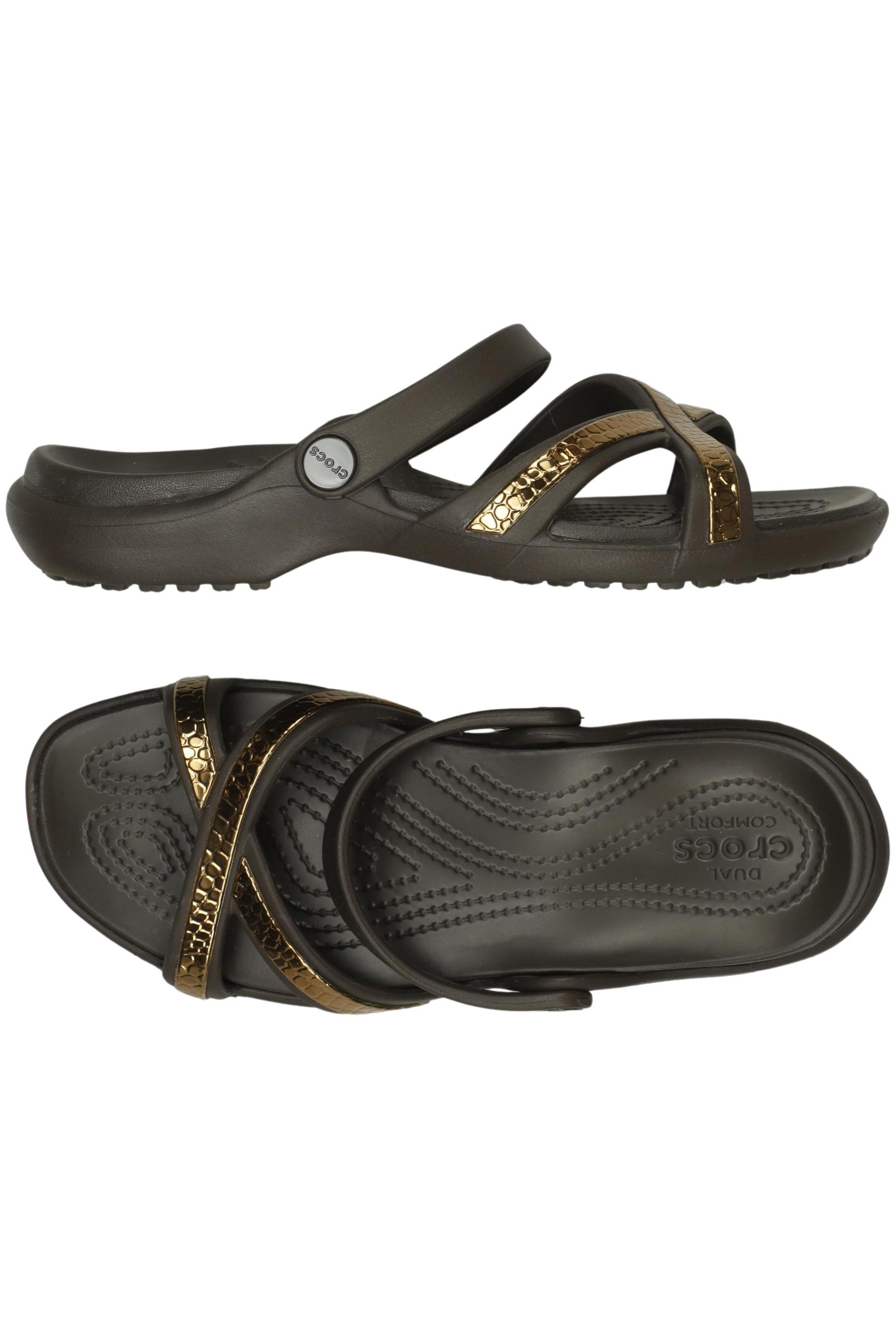 

Crocs Damen Sandale, braun, Gr. 9