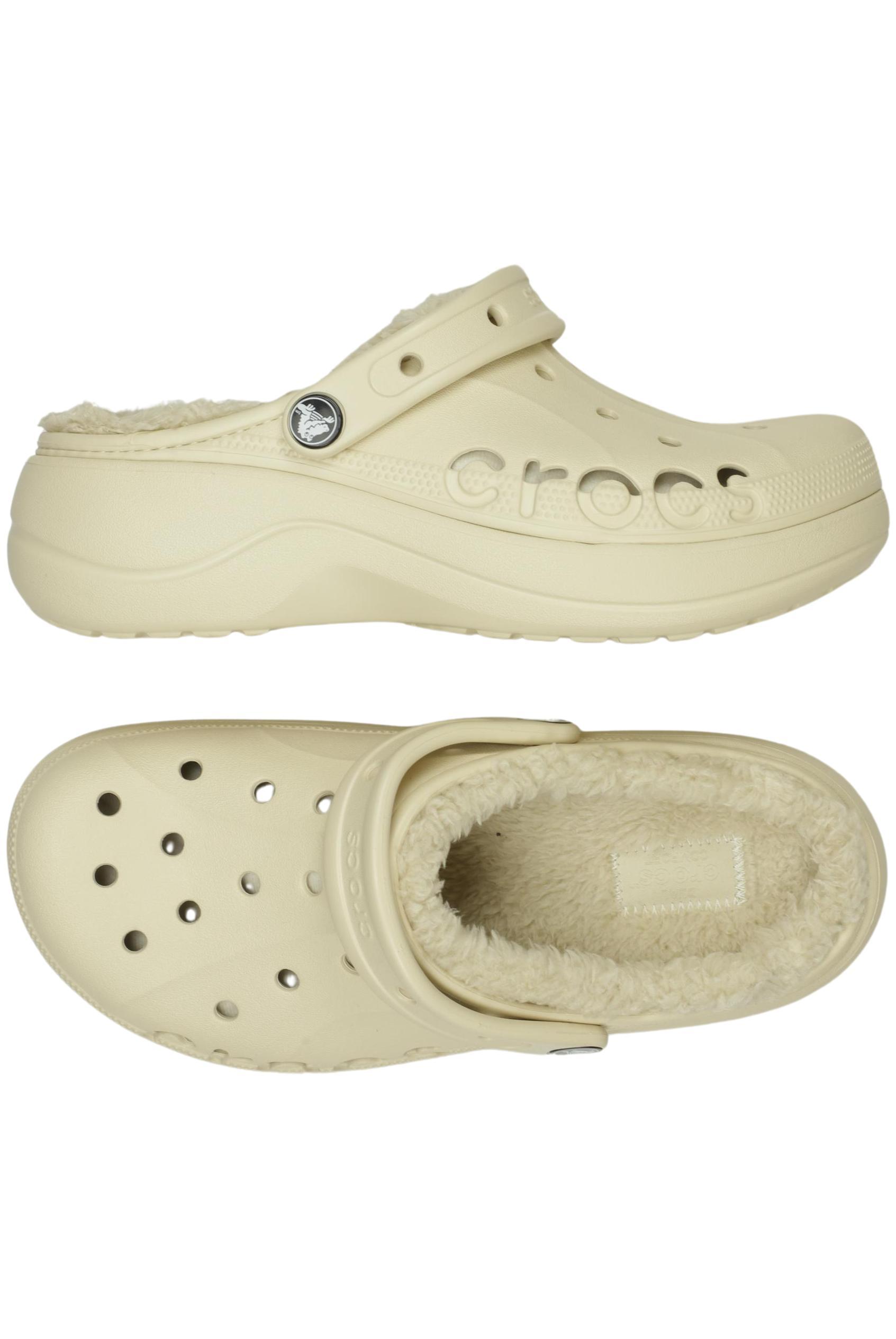 

Crocs Damen Sandale, cremeweiß, Gr. 7