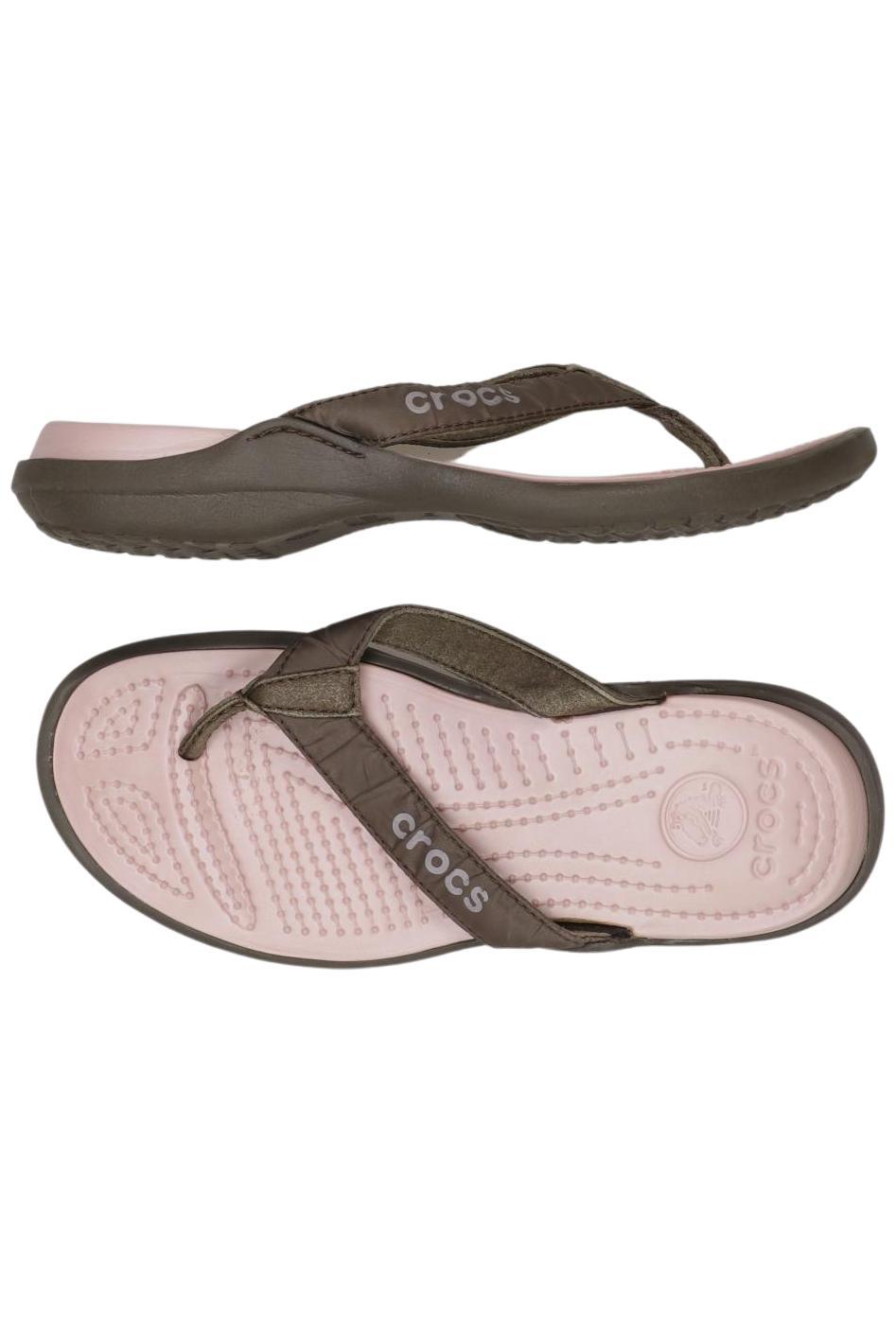 

Crocs Damen Sandale, braun, Gr. 6