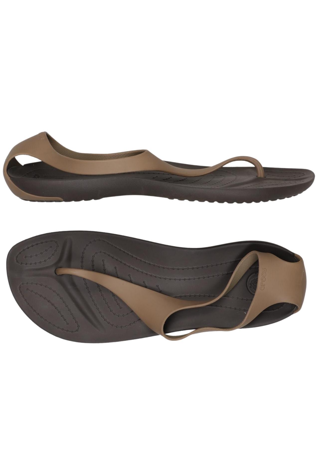 

Crocs Damen Sandale, braun, Gr. 10