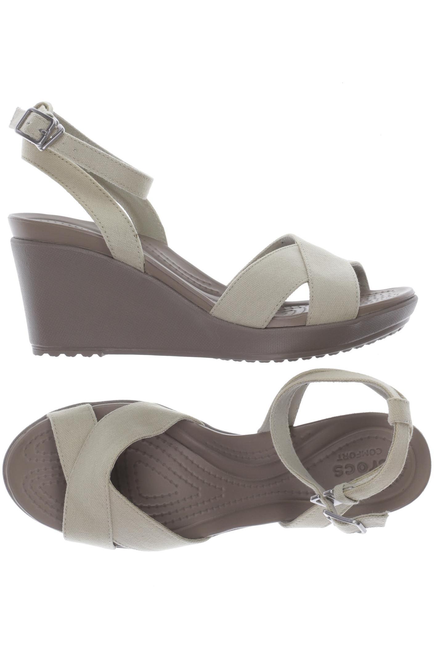 

Crocs Damen Sandale, beige, Gr. 7