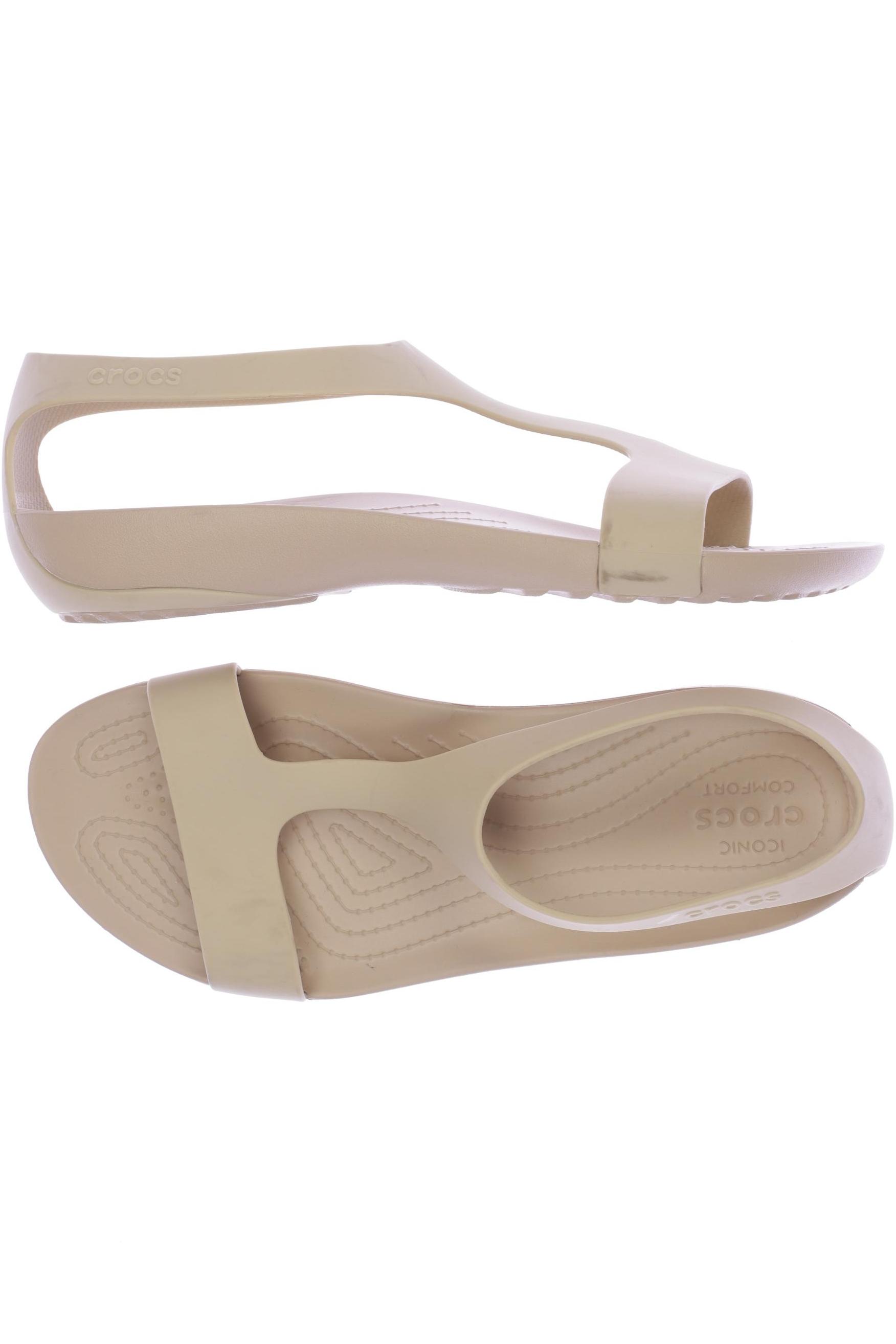 

Crocs Damen Sandale, beige, Gr. 9