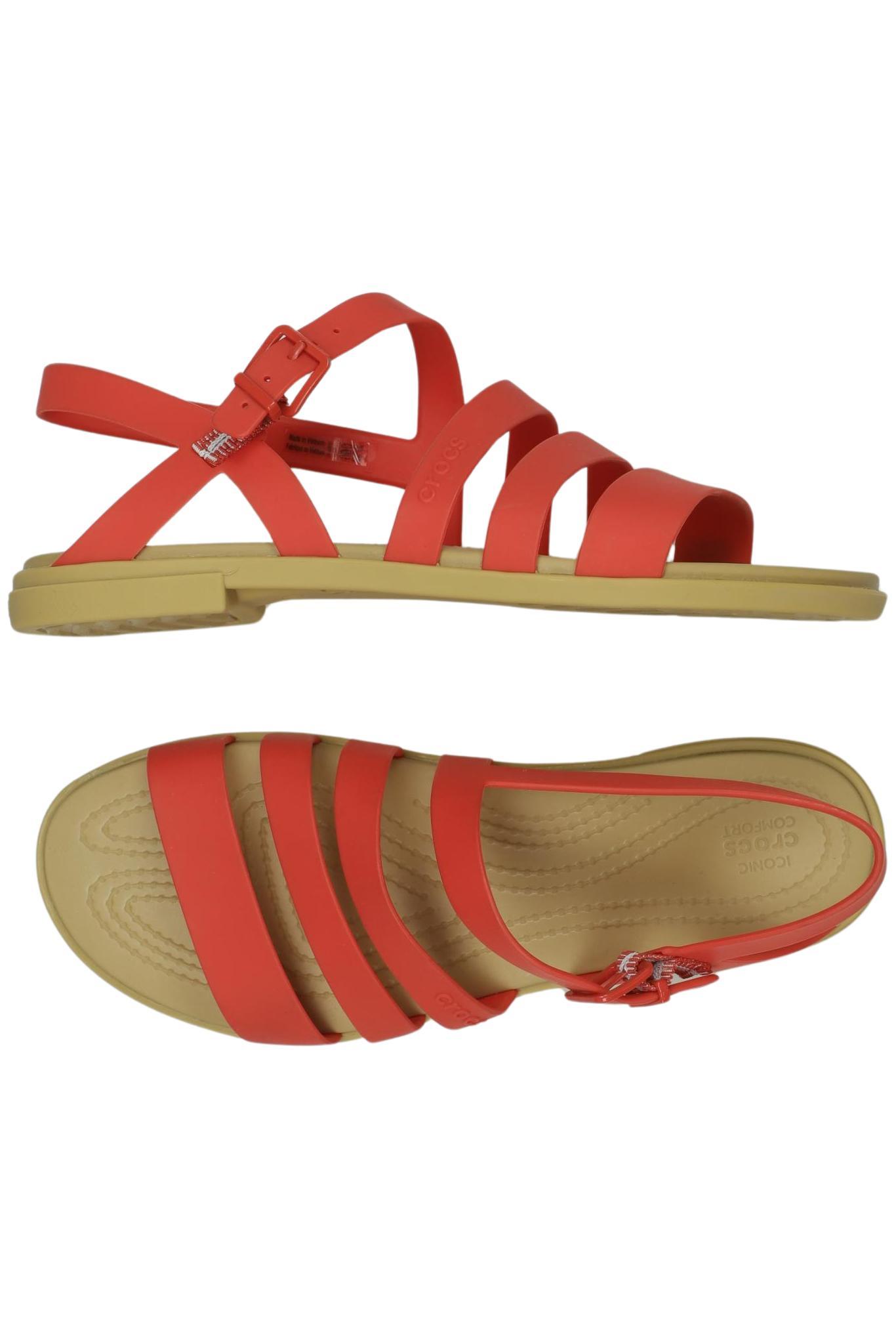

Crocs Damen Sandale, rot, Gr. 7