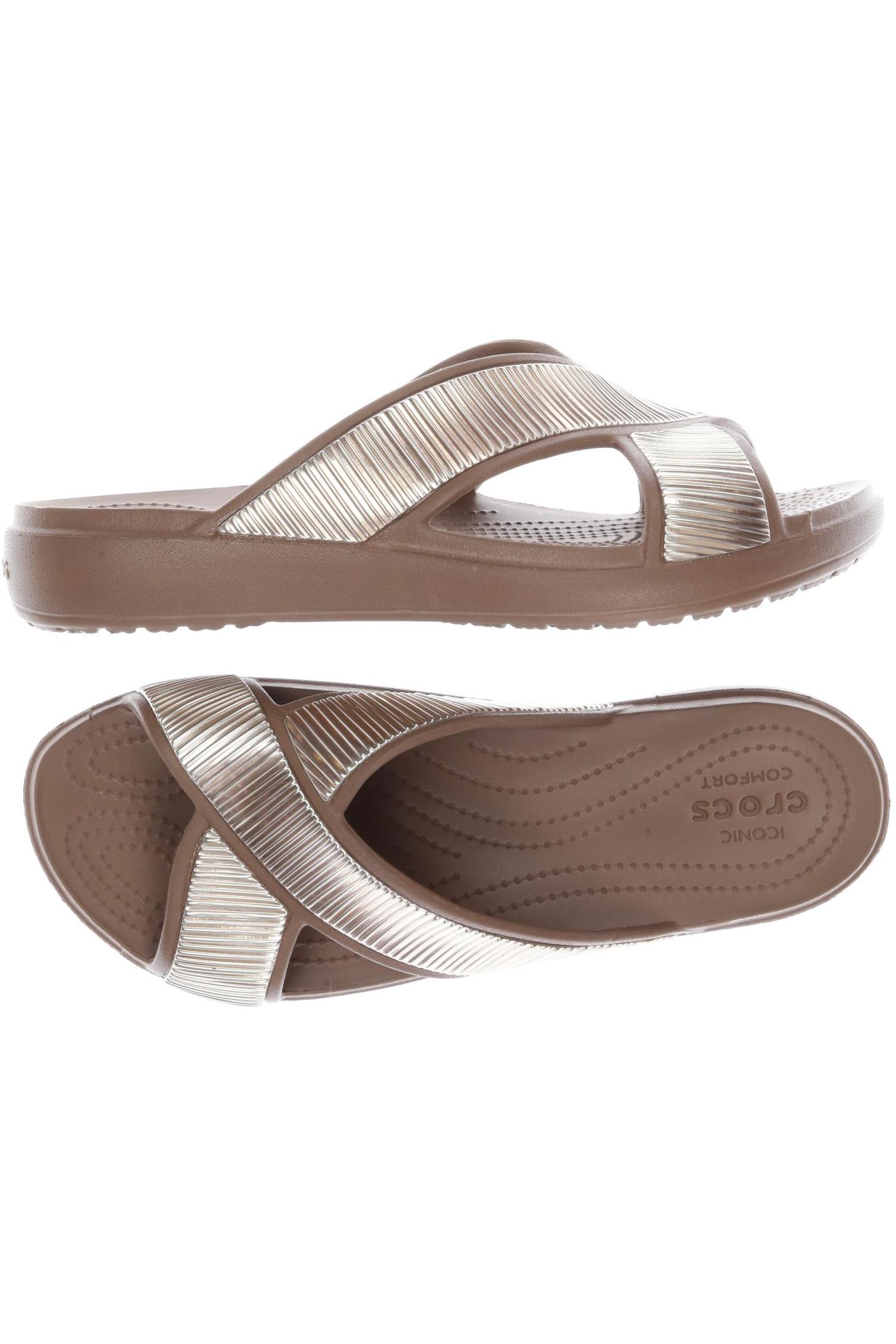 

Crocs Damen Sandale, braun, Gr. 9