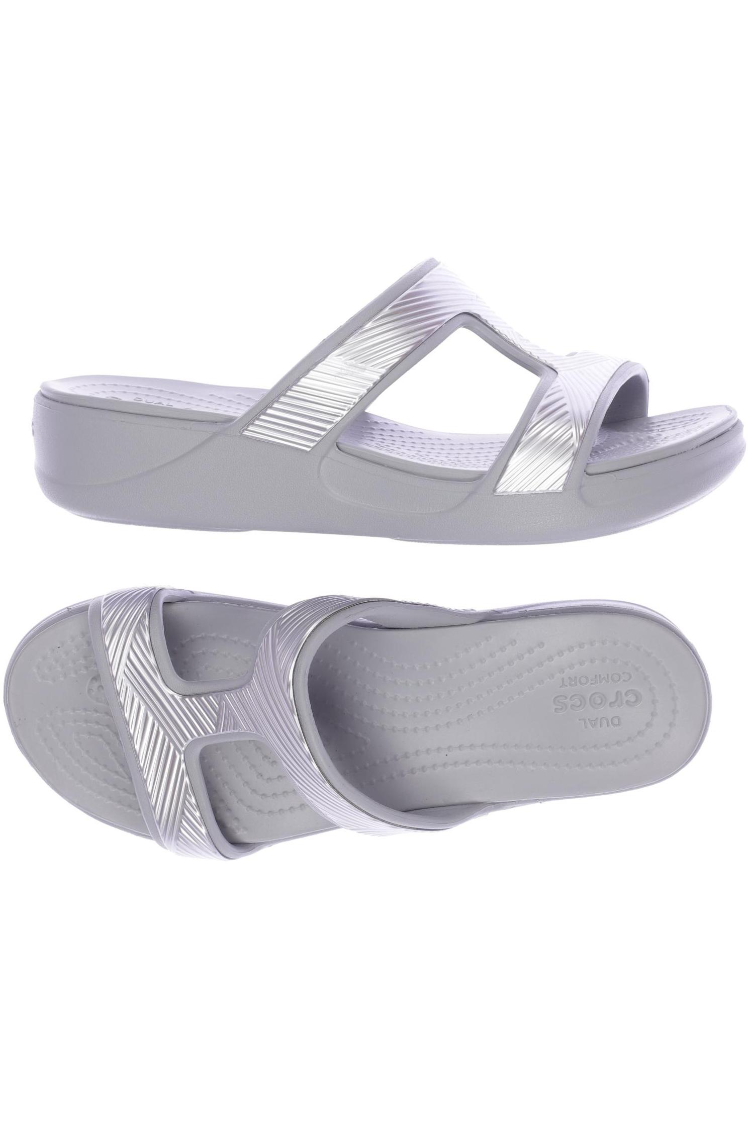 

Crocs Damen Sandale, grau, Gr. 7
