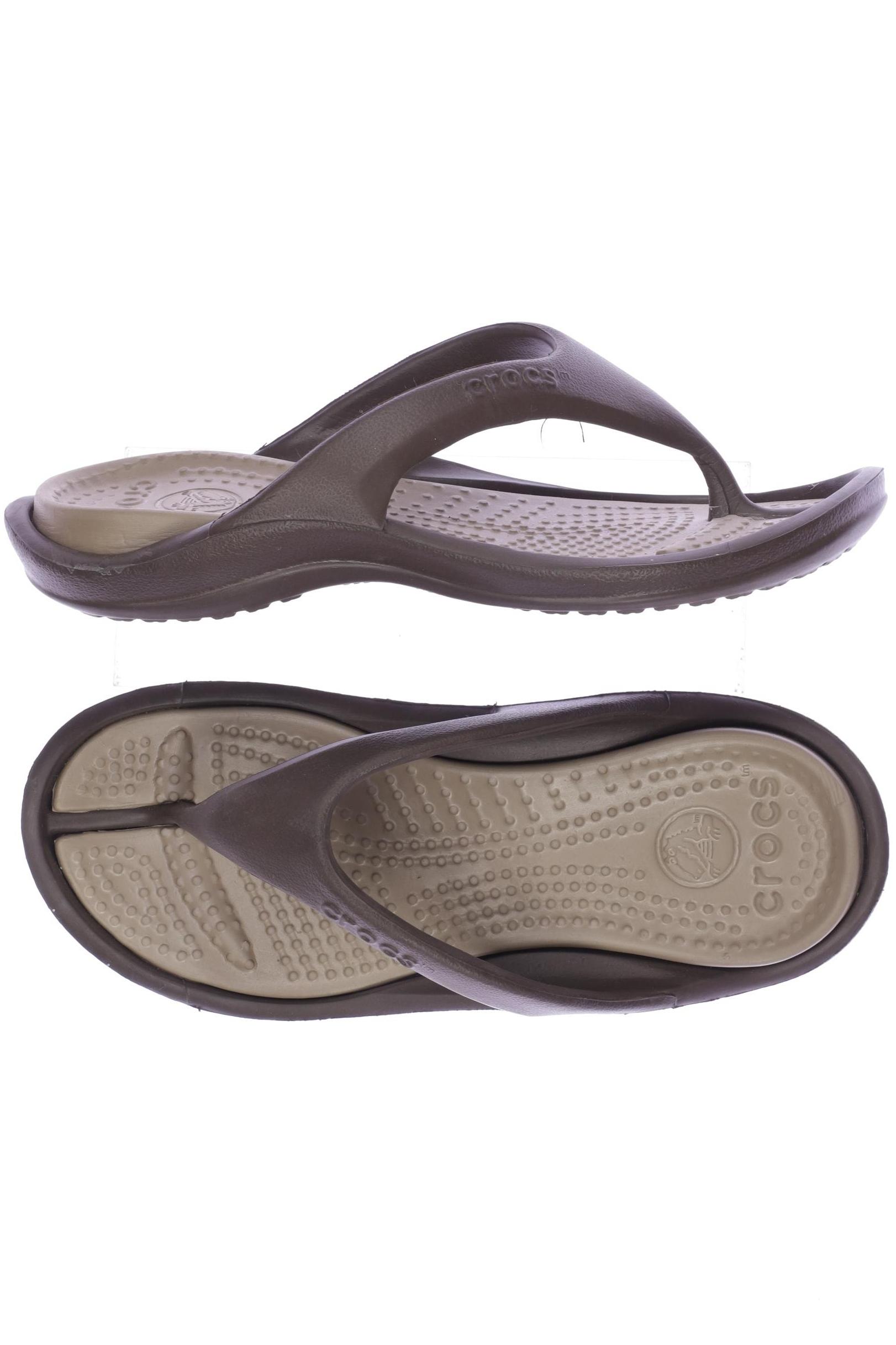 

Crocs Damen Sandale, braun, Gr. 9