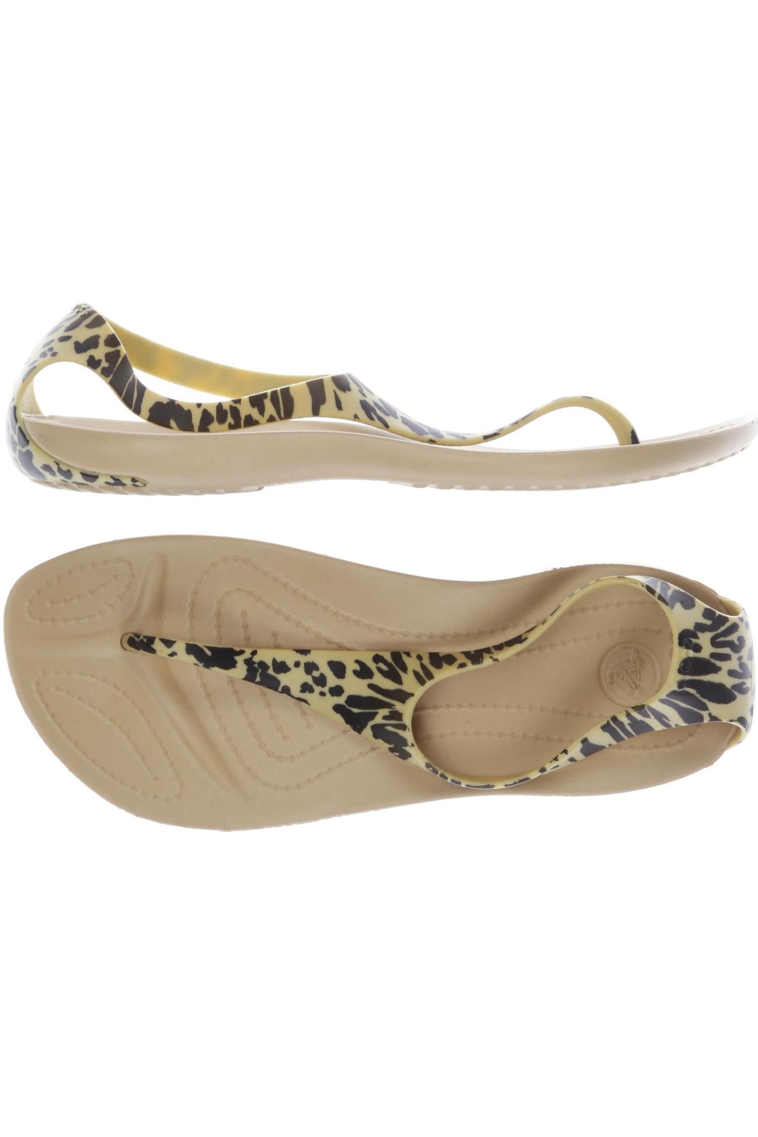 

Crocs Damen Sandale, beige, Gr. 7