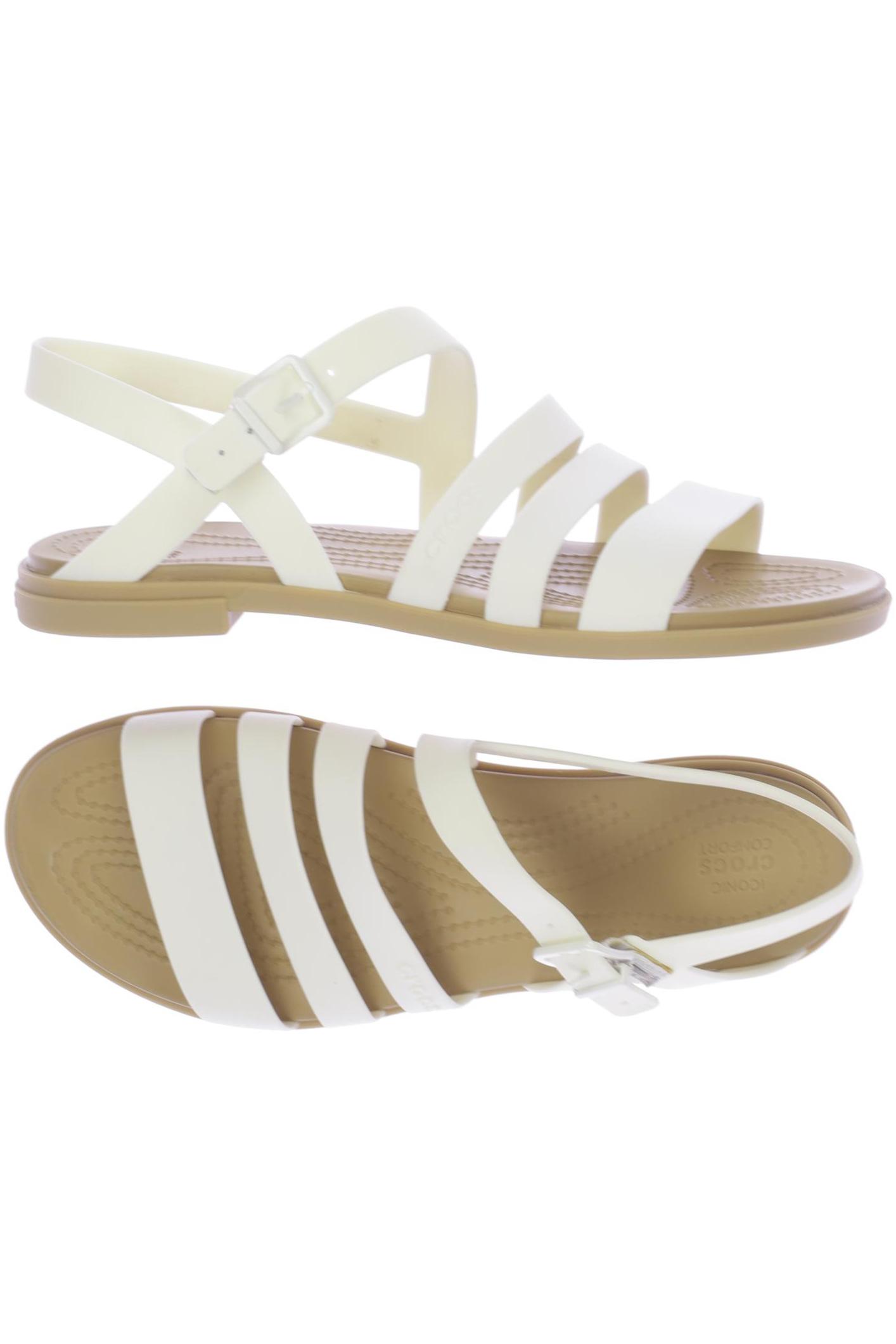 

Crocs Damen Sandale, weiß, Gr. 8