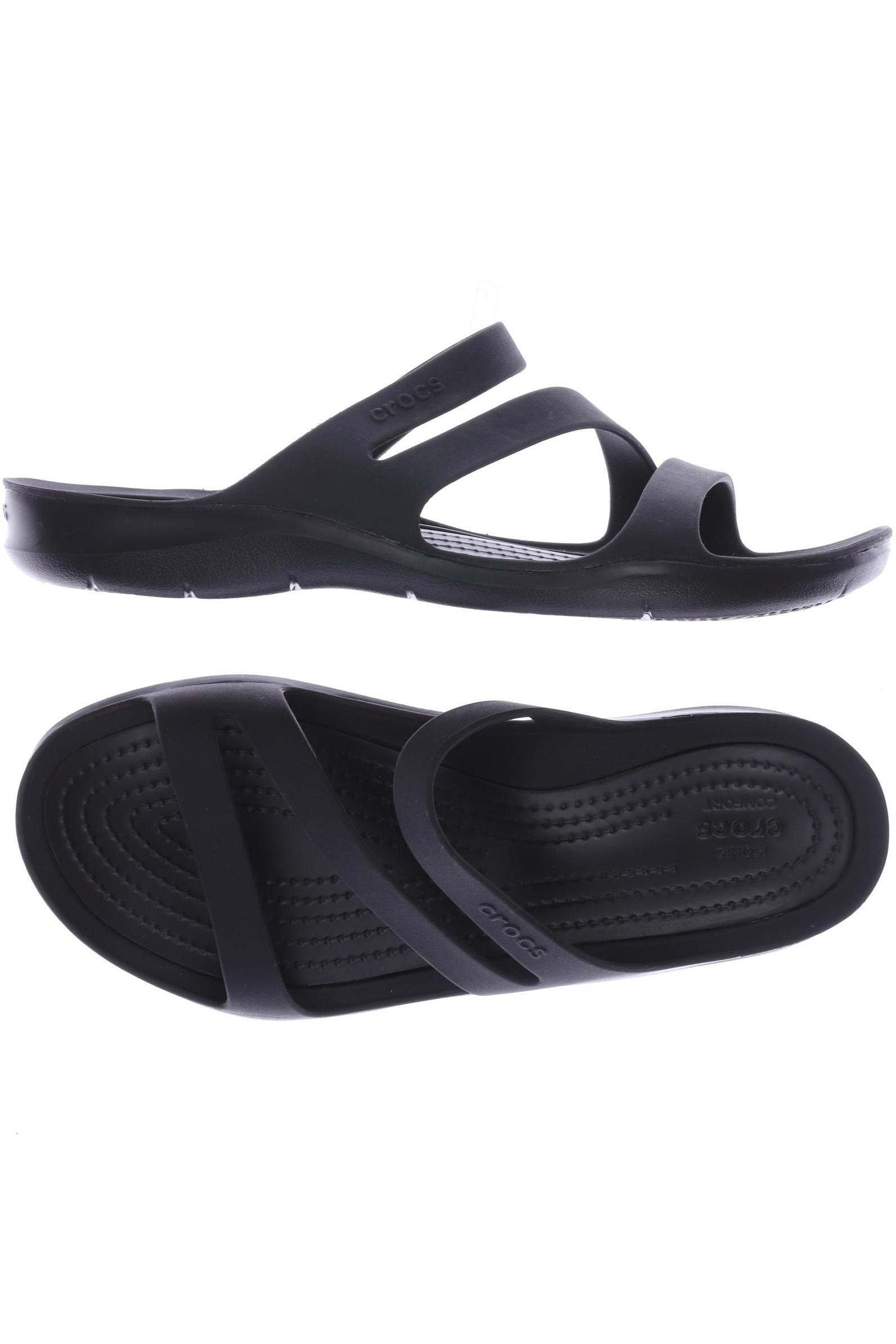 

Crocs Damen Sandale, schwarz