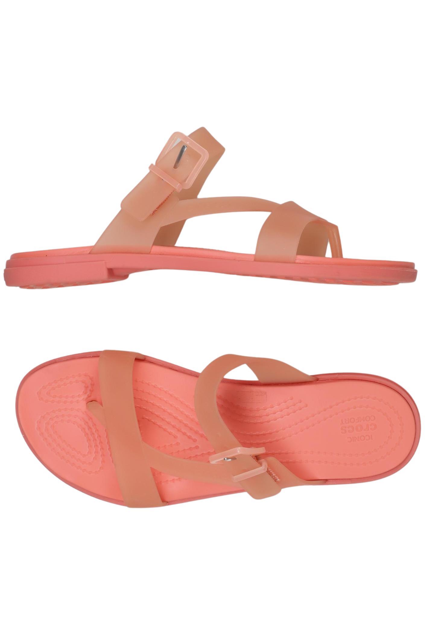

Crocs Damen Sandale, orange, Gr. 7