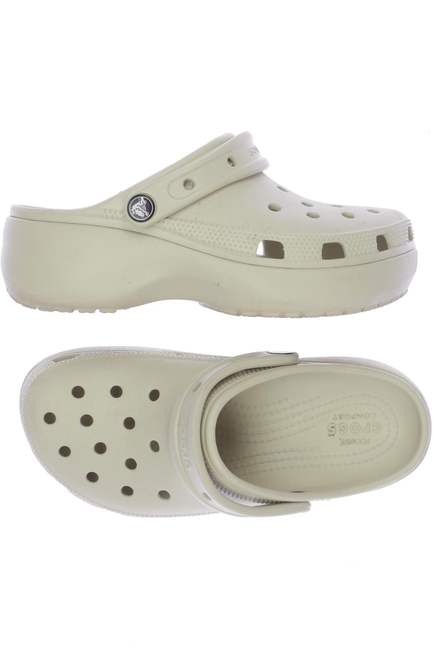 

Crocs Damen Sandale, cremeweiß, Gr. 6