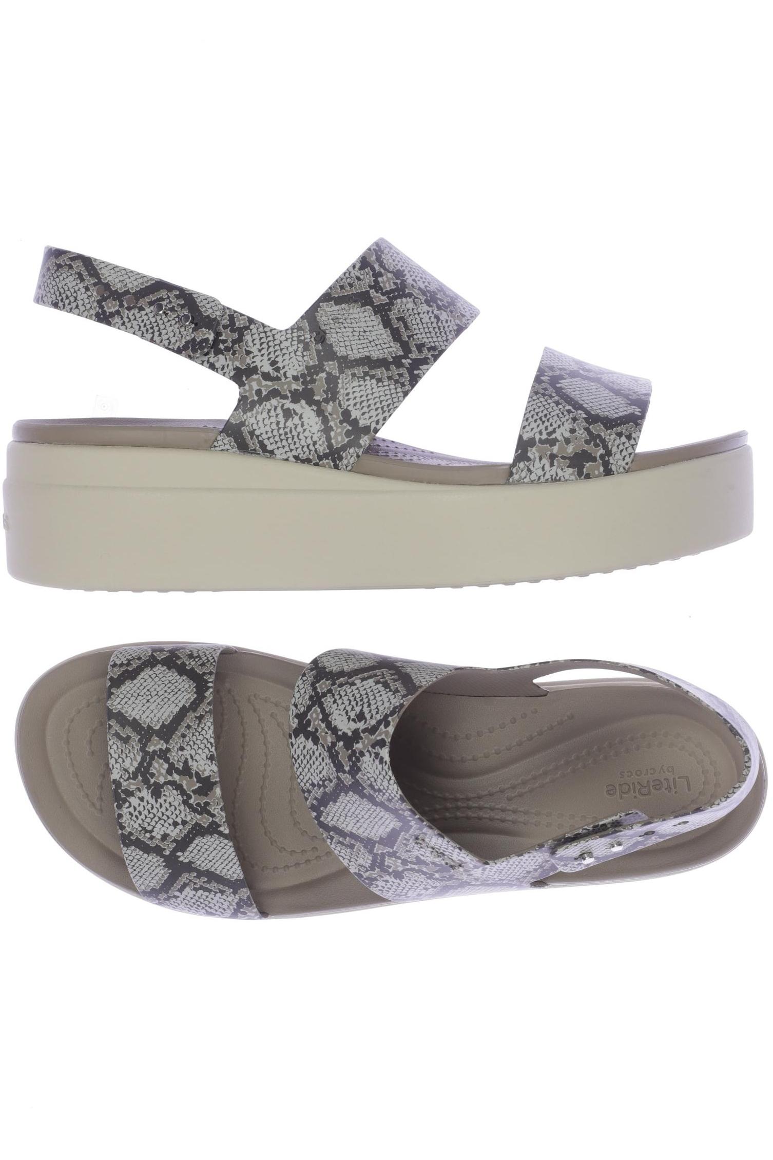 

Crocs Damen Sandale, grau, Gr. 9