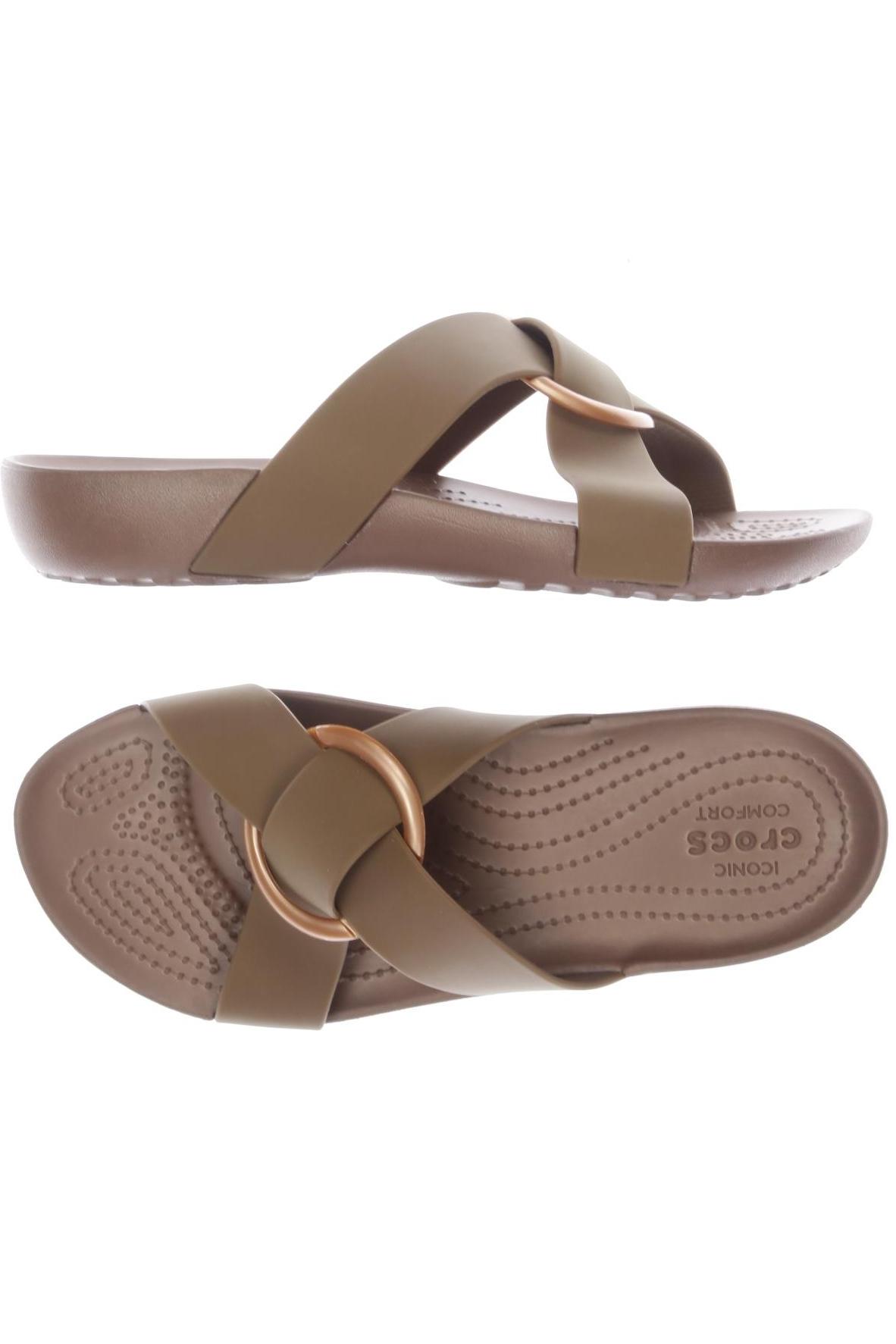 

Crocs Damen Sandale, braun, Gr. 7