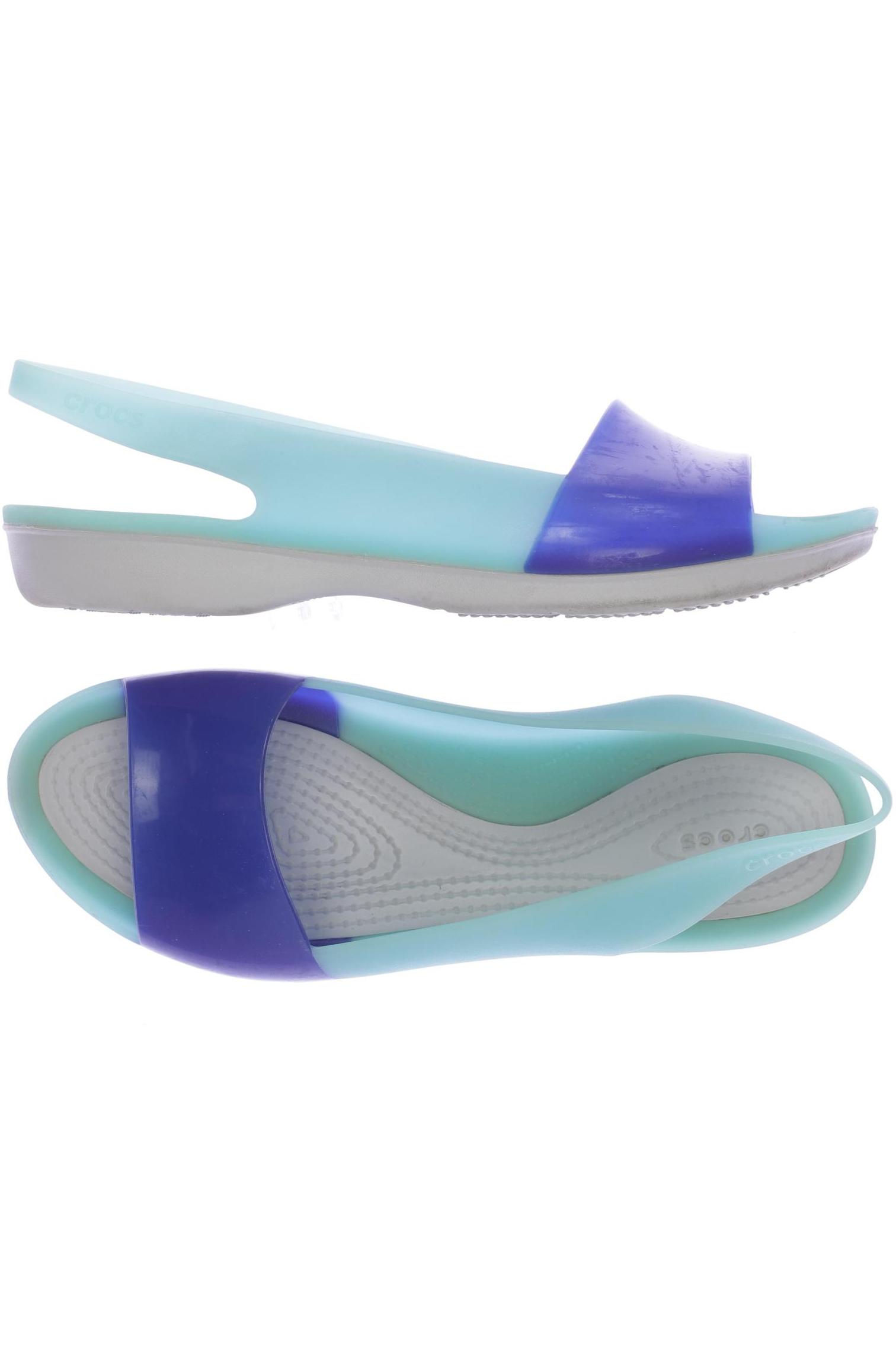 

Crocs Damen Sandale, blau, Gr. 8