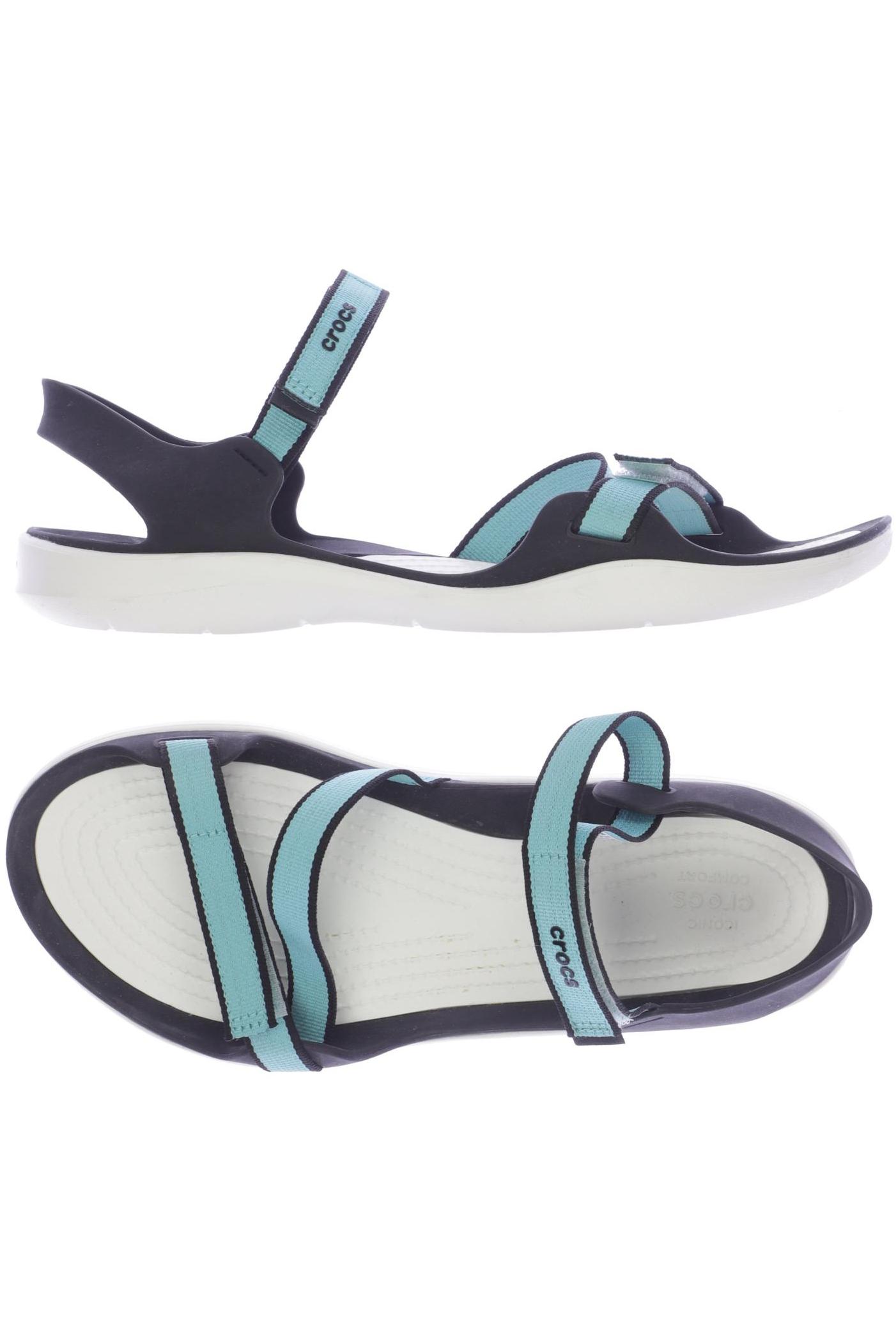 

Crocs Damen Sandale, türkis, Gr. 10