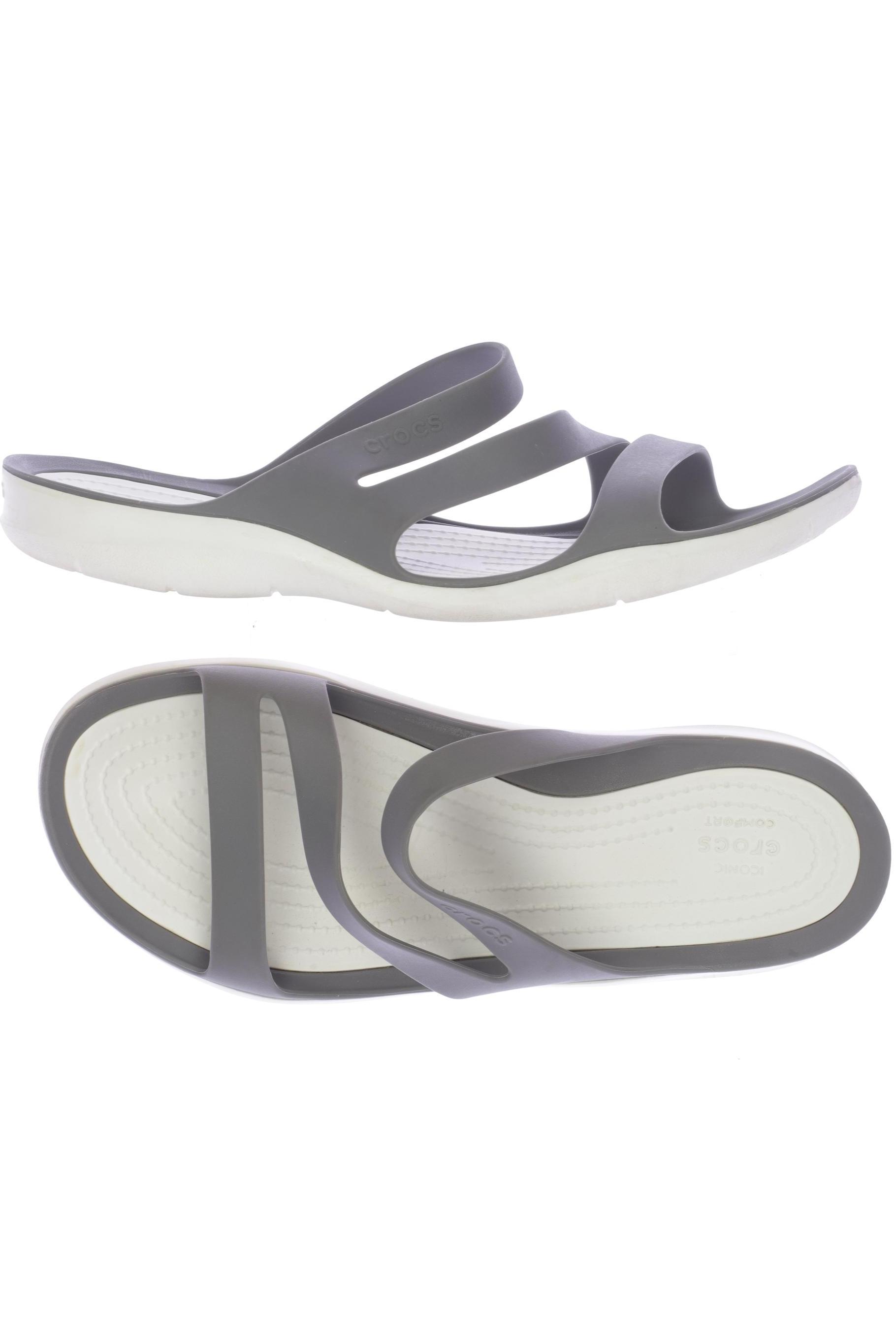 

Crocs Damen Sandale, grau, Gr. 8