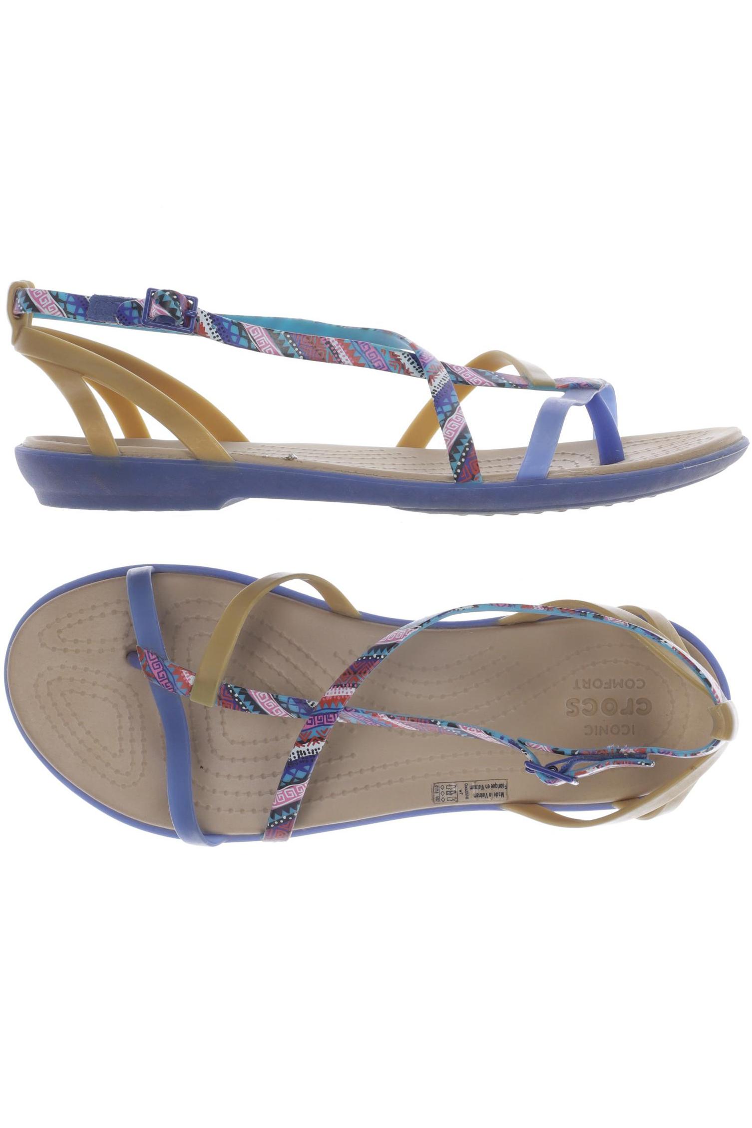 

Crocs Damen Sandale, blau, Gr. 7