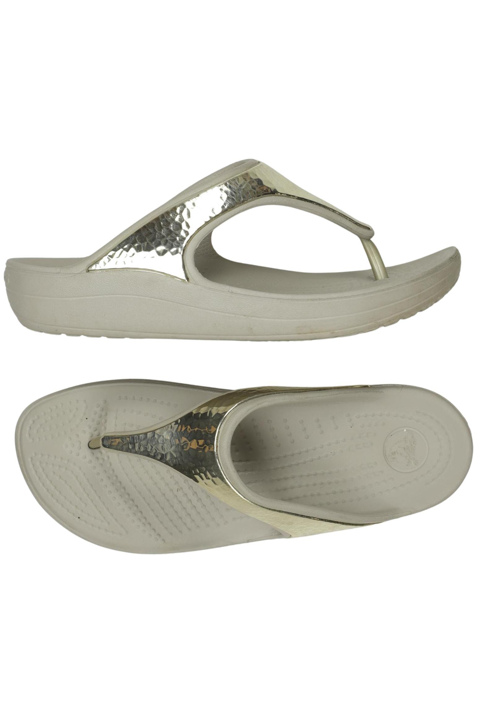 

Crocs Damen Sandale, gold, Gr. 8