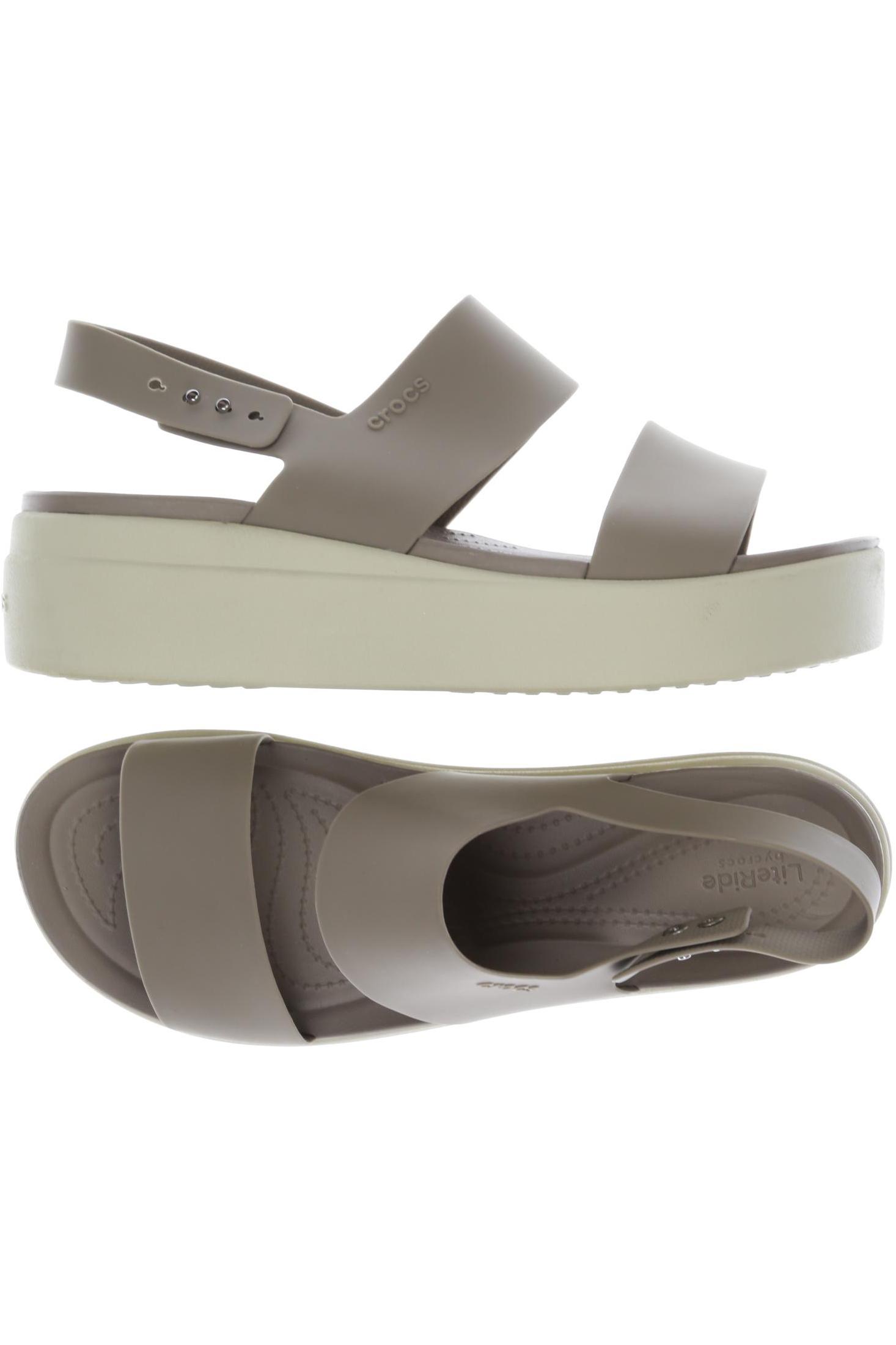 

Crocs Damen Sandale, beige, Gr. 11