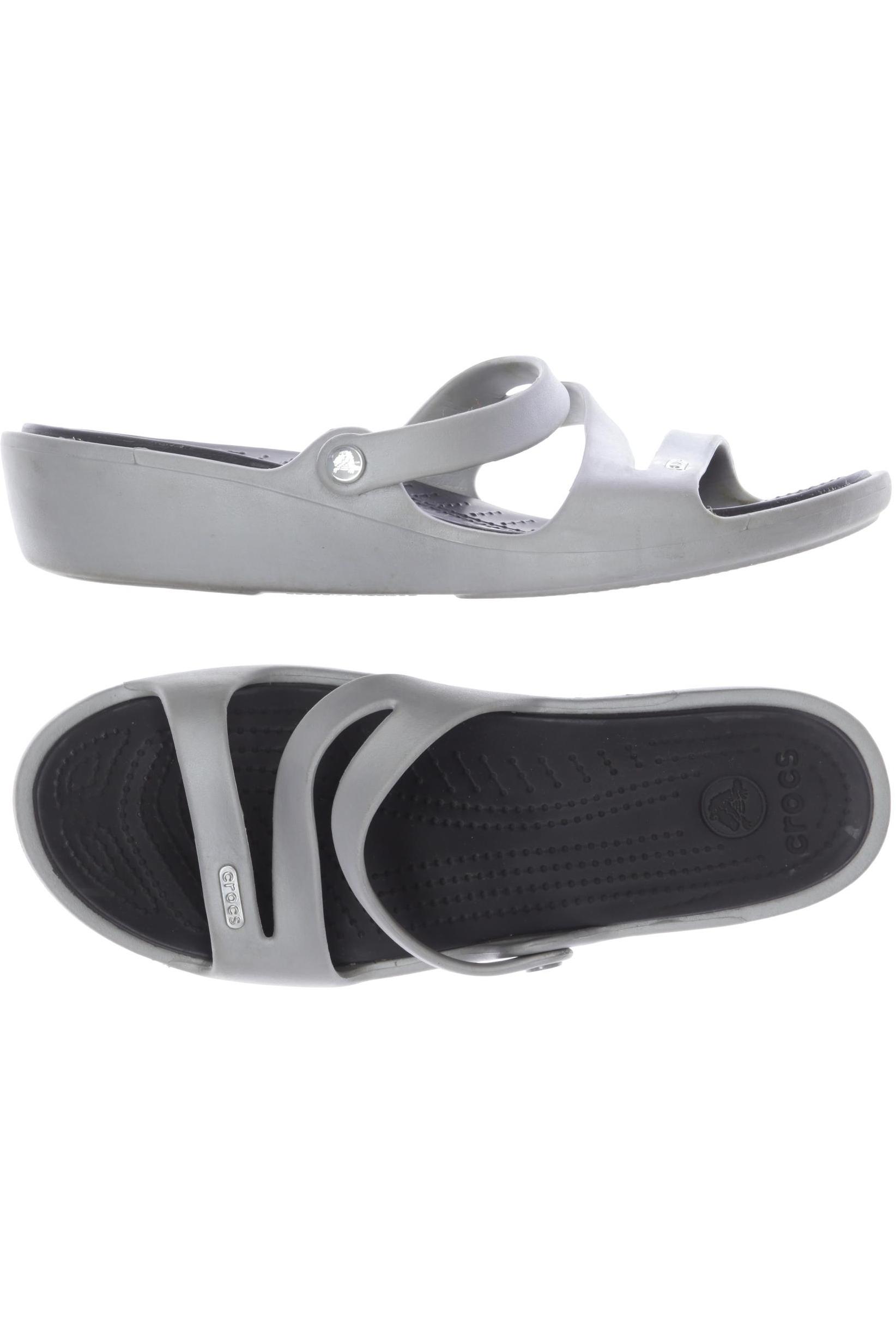 

Crocs Damen Sandale, grau, Gr. 10
