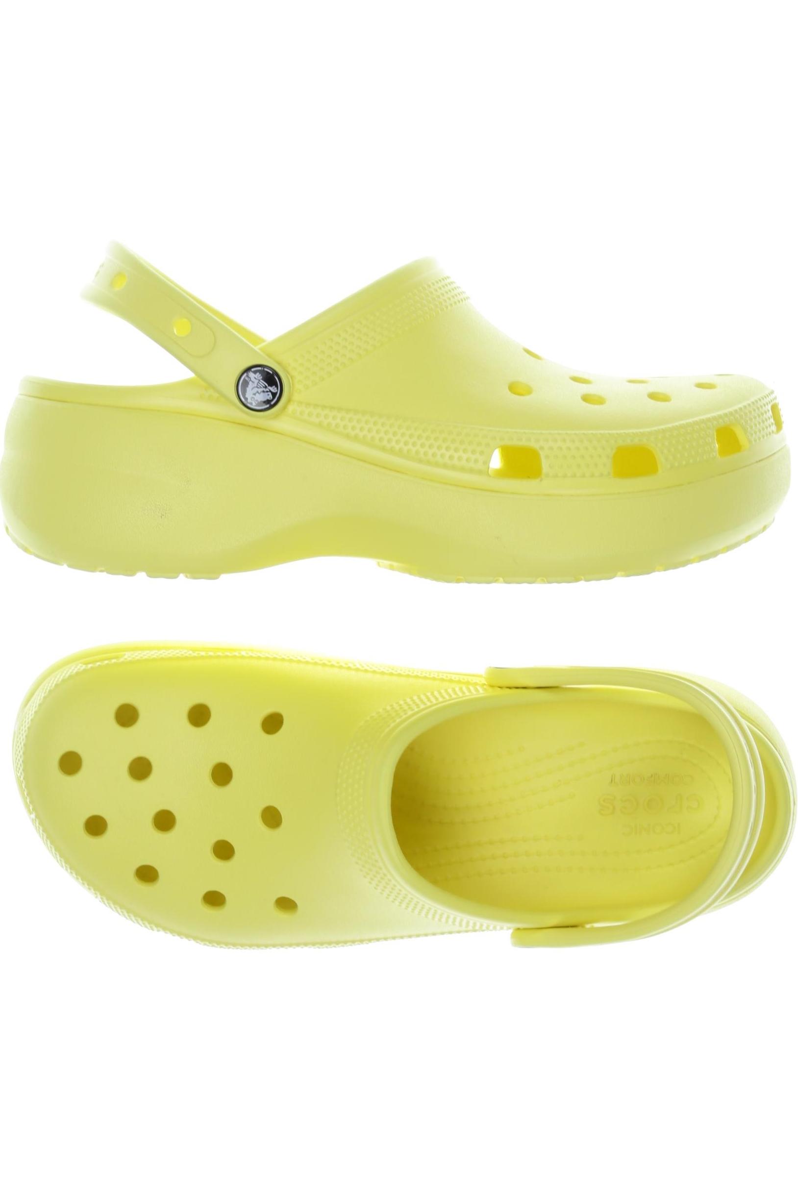 

Crocs Damen Sandale, gelb, Gr. 10