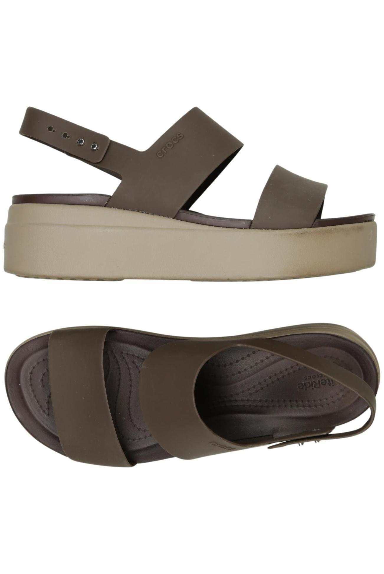 

Crocs Damen Sandale, braun, Gr. 8