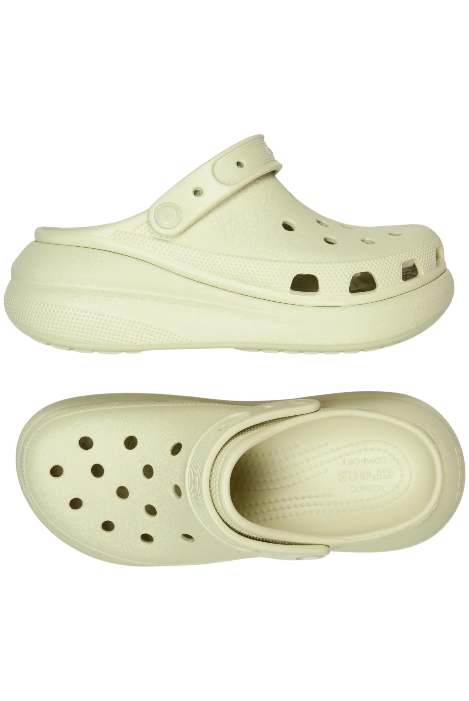 

Crocs Damen Sandale, cremeweiß, Gr. 9