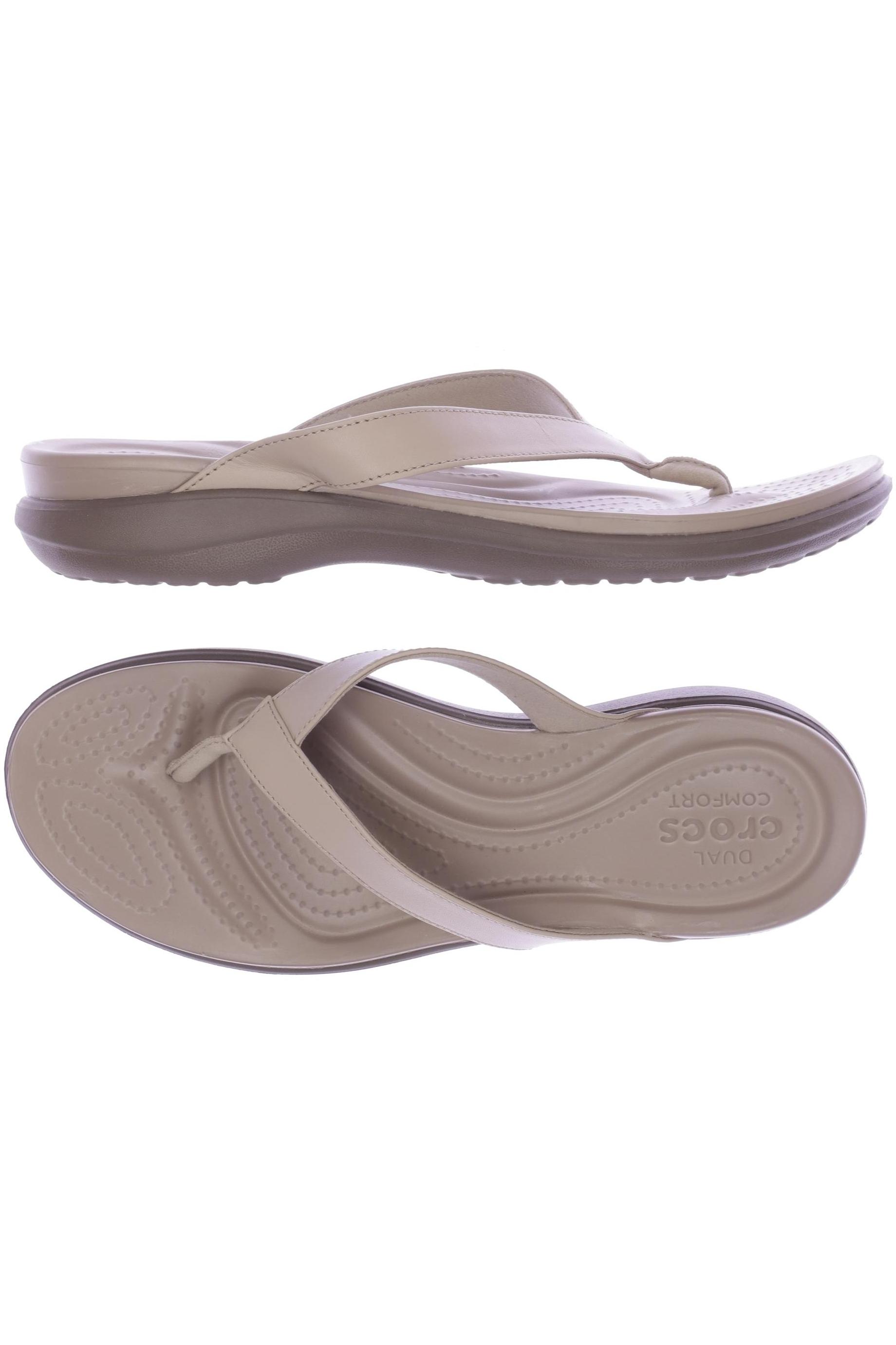 

Crocs Damen Sandale, beige, Gr. 11