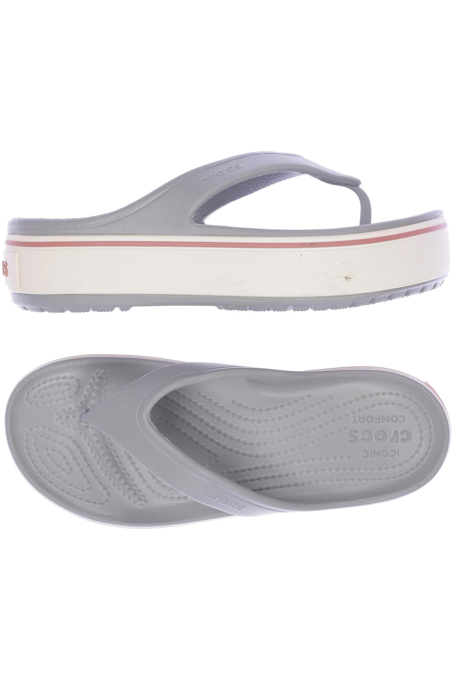 

Crocs Damen Sandale, grau, Gr. 8