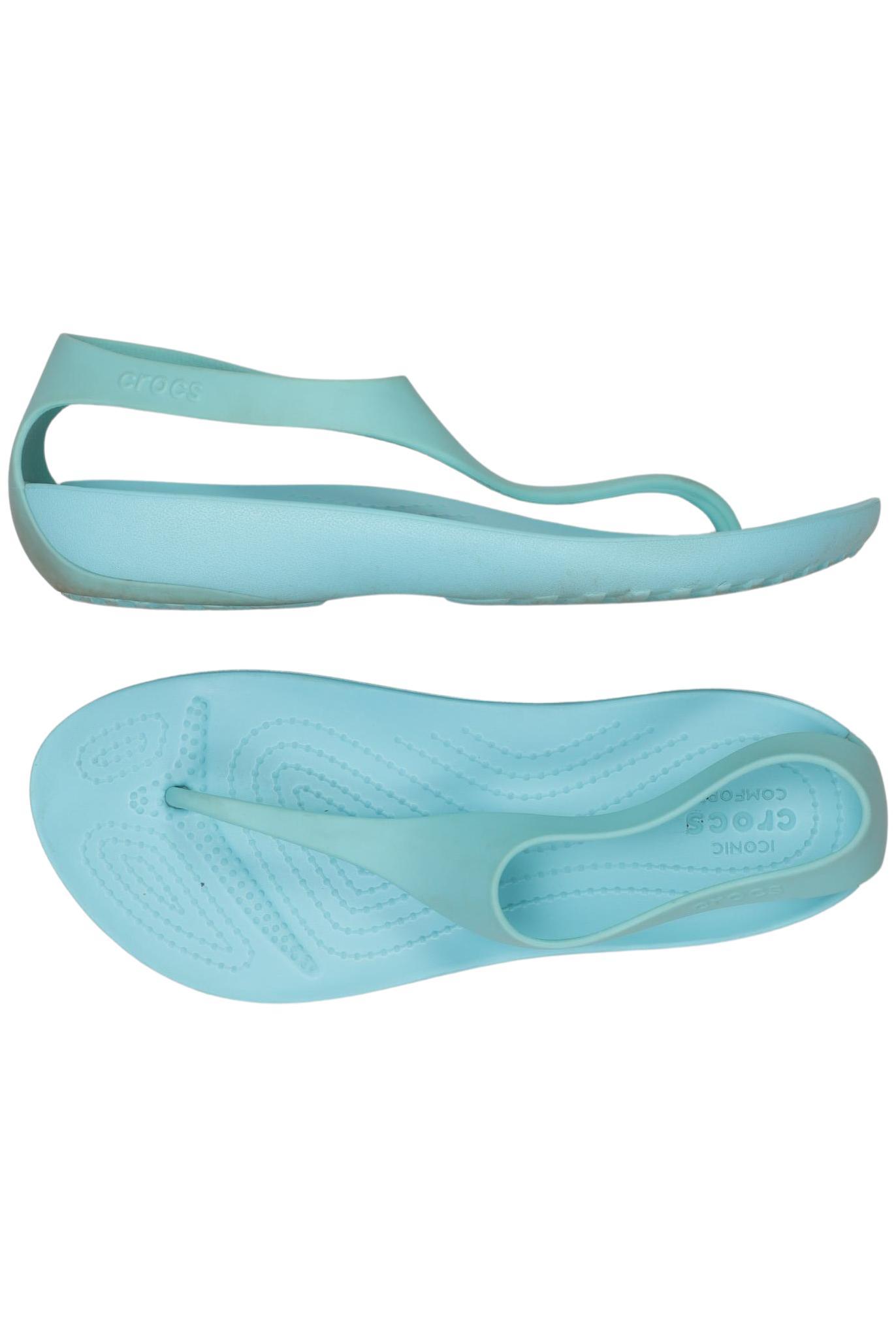 

Crocs Damen Sandale, hellblau, Gr. 7
