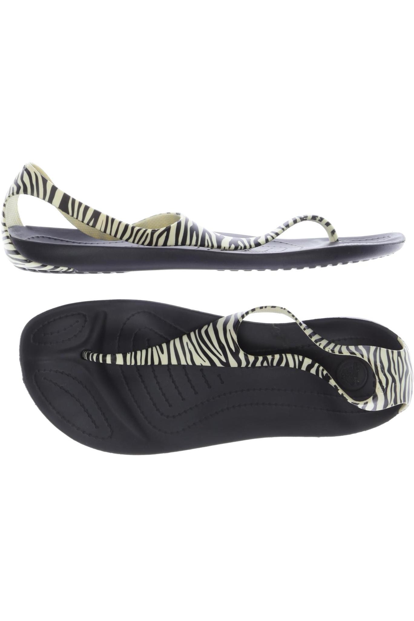 

Crocs Damen Sandale, cremeweiß, Gr. 8