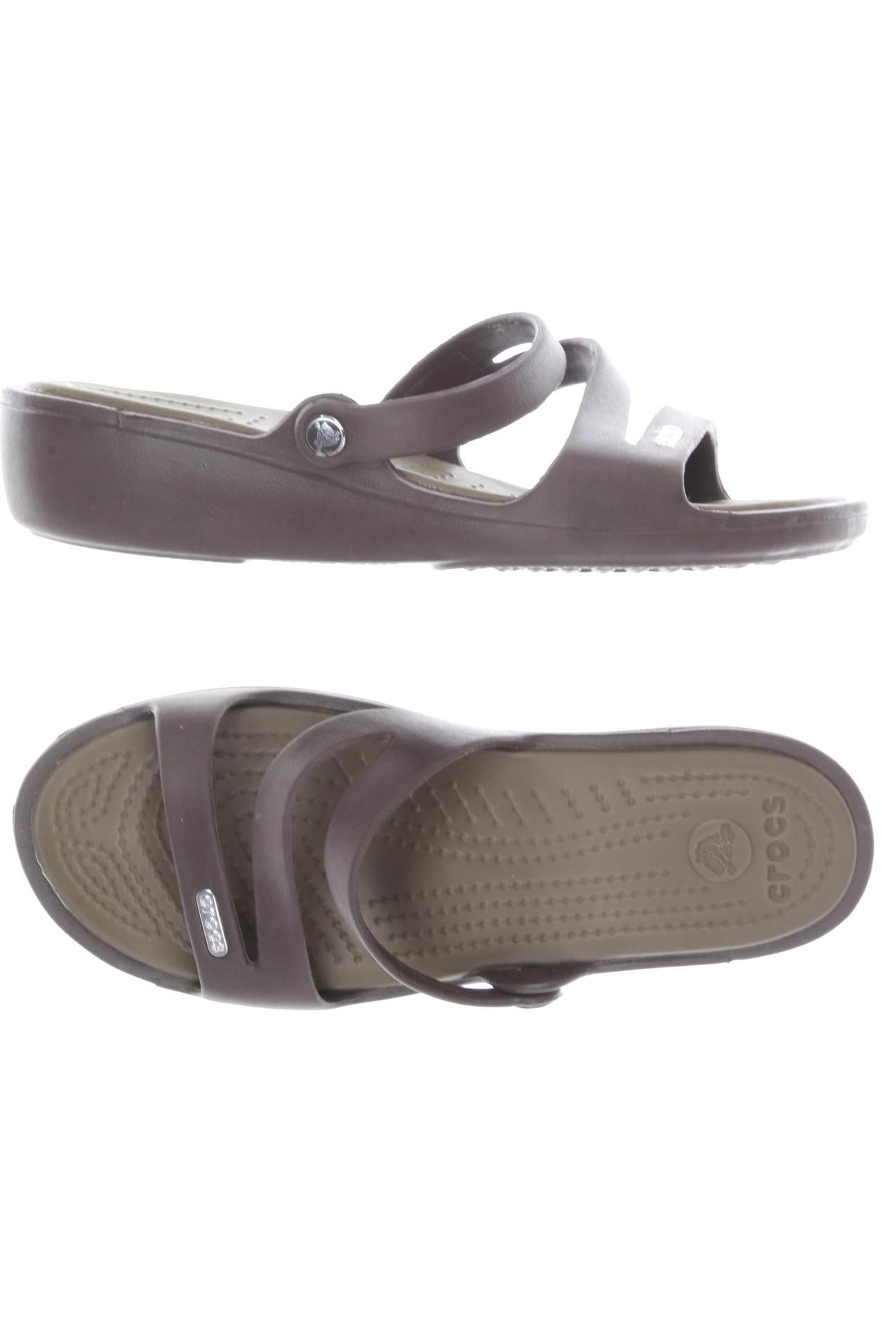 

Crocs Damen Sandale, braun, Gr. 7