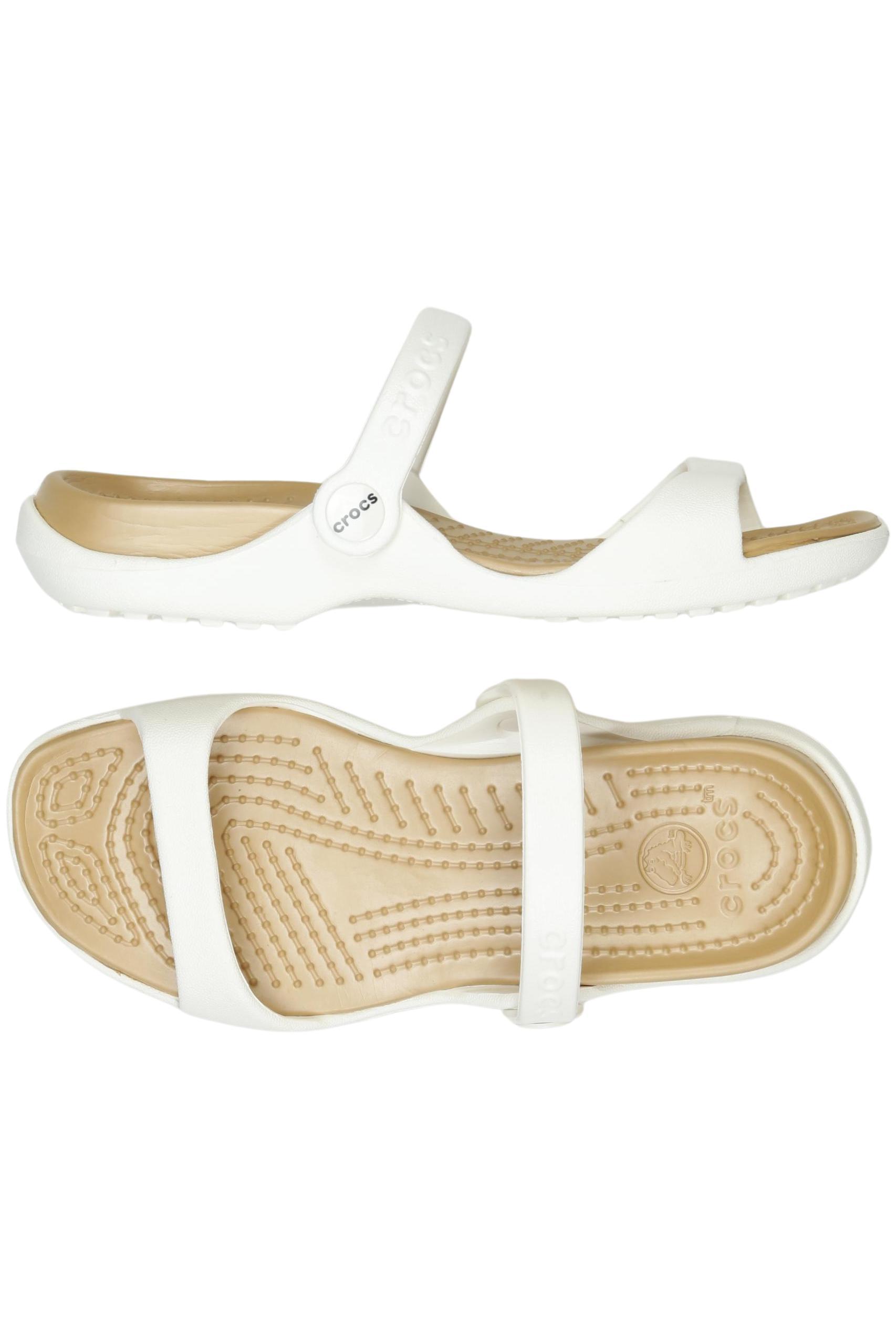 

Crocs Damen Sandale, weiß, Gr. 6