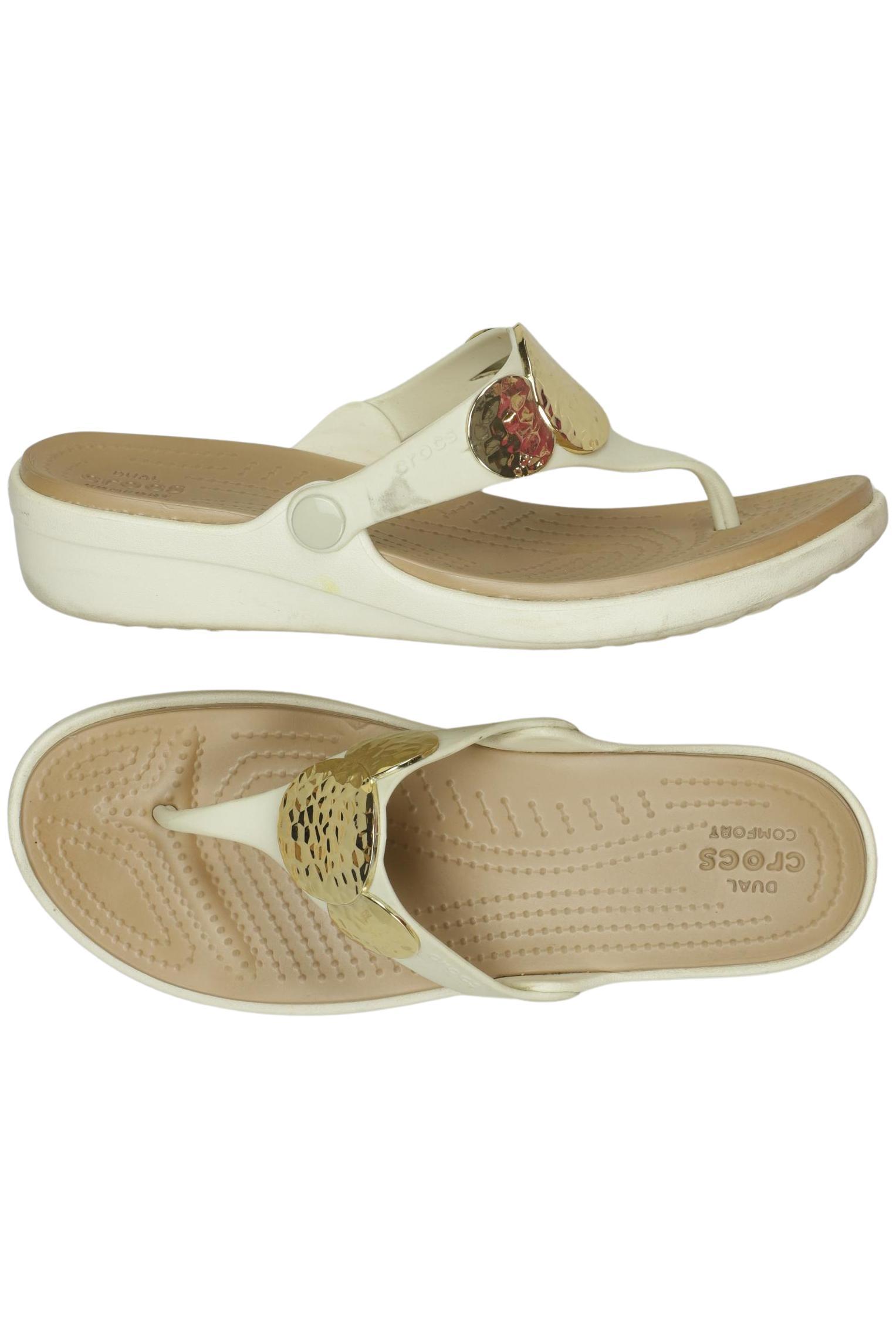 

Crocs Damen Sandale, beige, Gr. 9