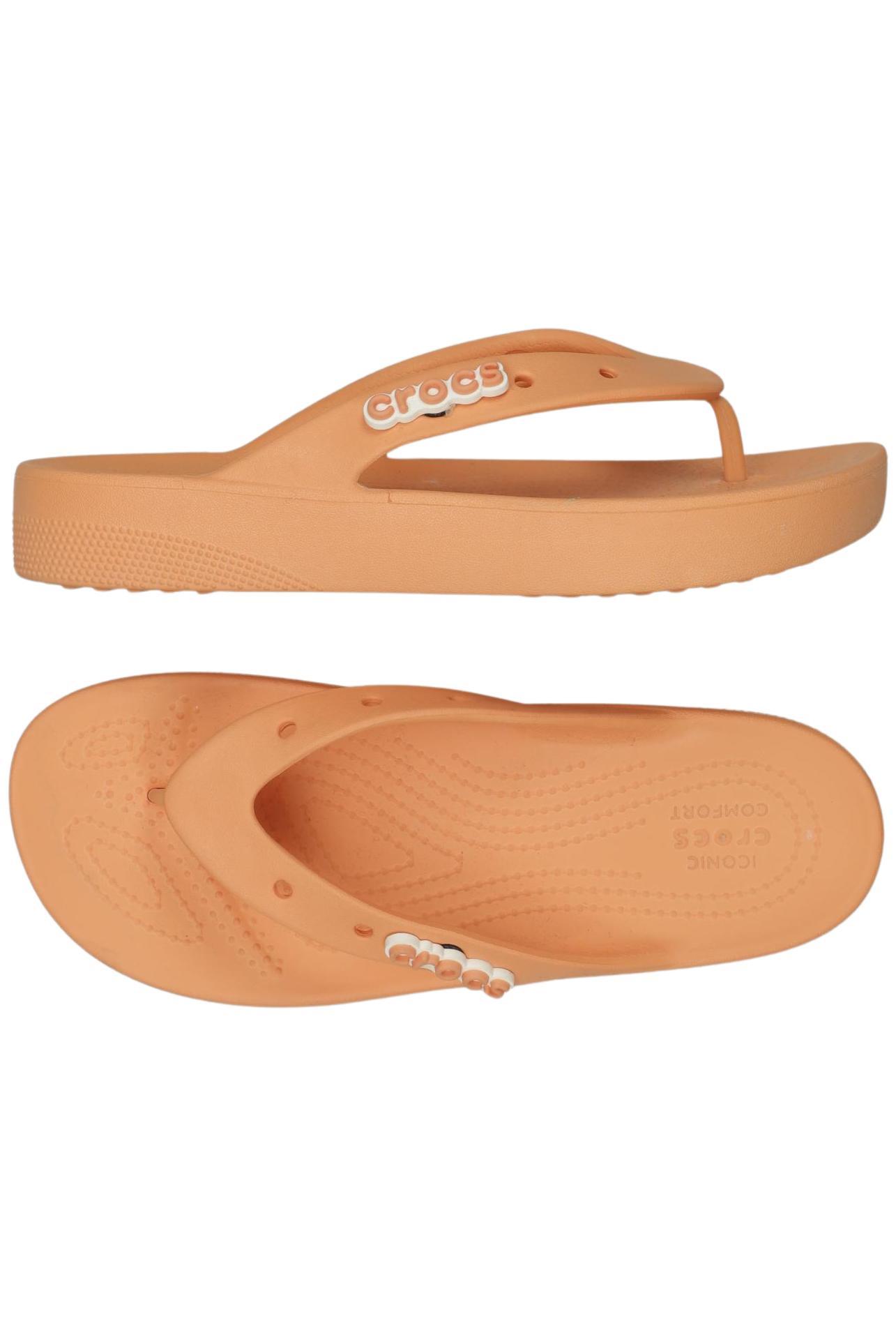 

Crocs Damen Sandale, orange, Gr. 8