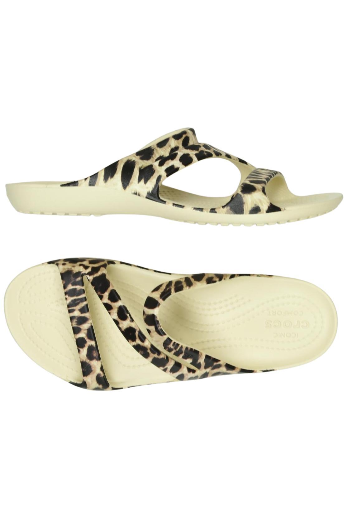 

Crocs Damen Sandale, beige, Gr. 7