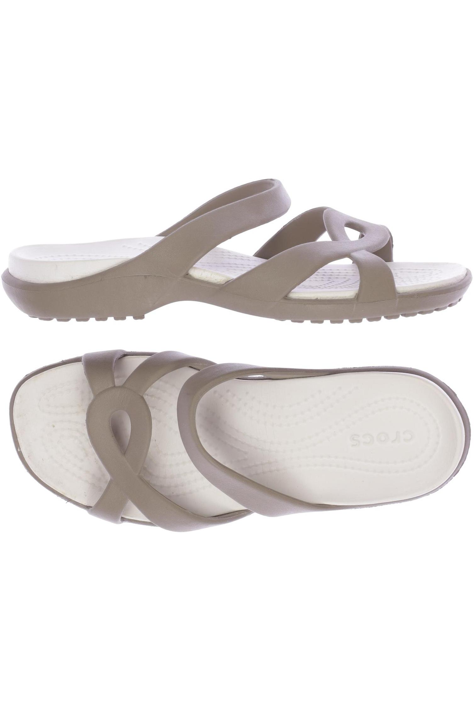 

Crocs Damen Sandale, beige, Gr. 7