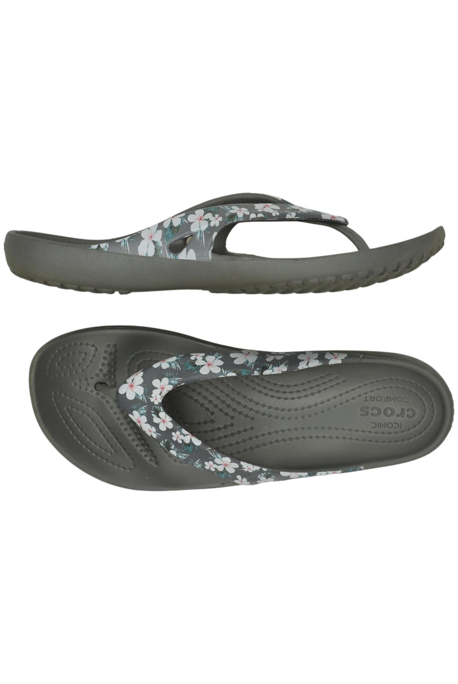 

Crocs Damen Sandale, grau, Gr. 8