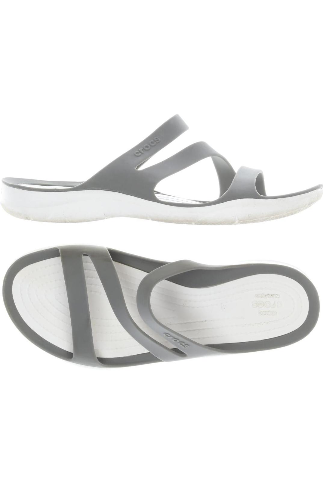 

Crocs Damen Sandale, grau, Gr. 9