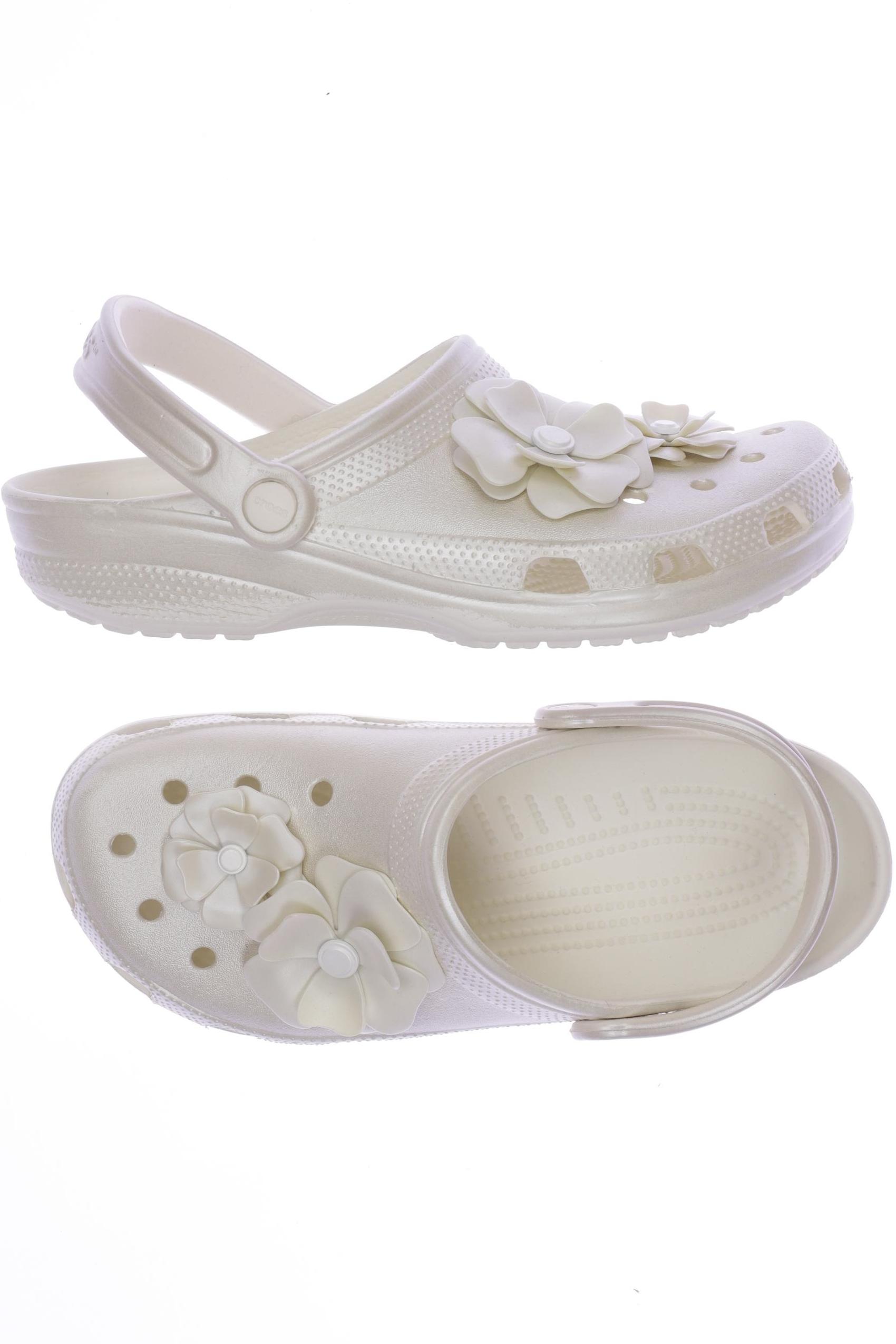 

Crocs Damen Sandale, cremeweiß, Gr. 11