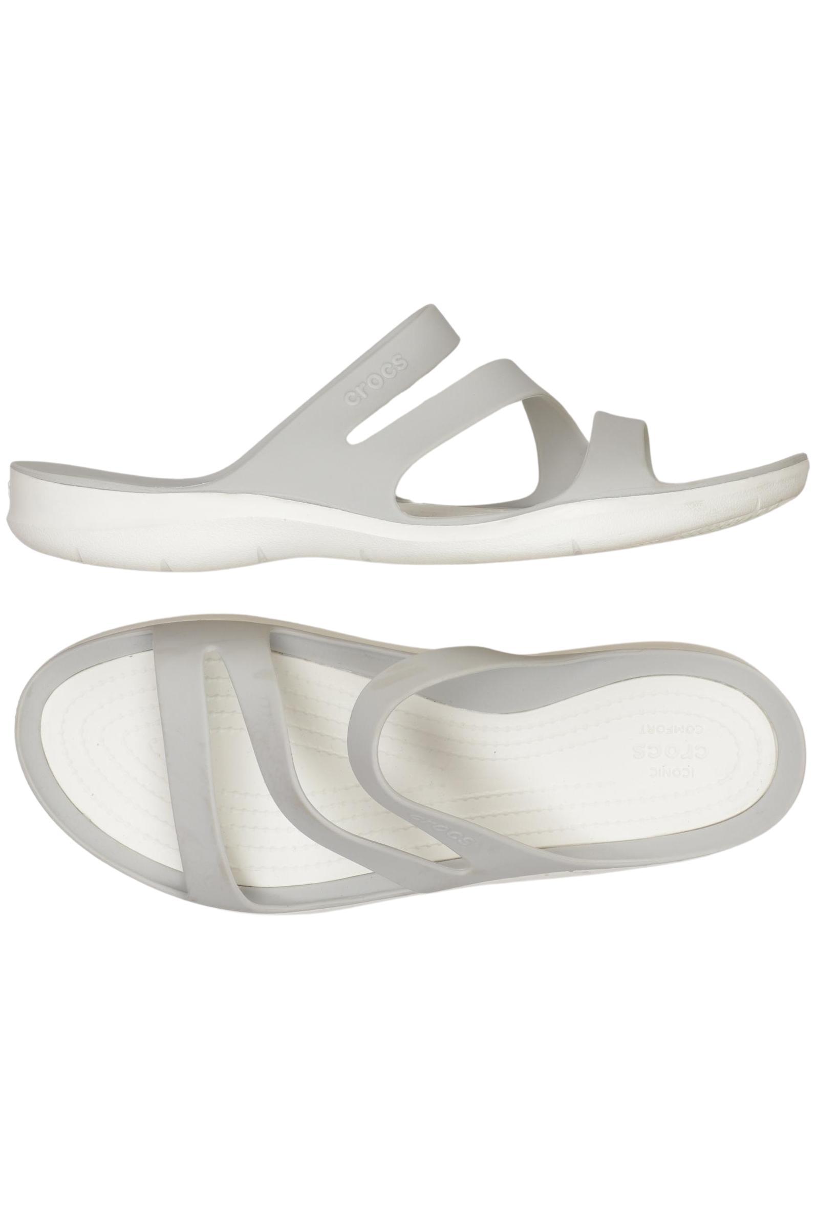 

Crocs Damen Sandale, grau, Gr. 10
