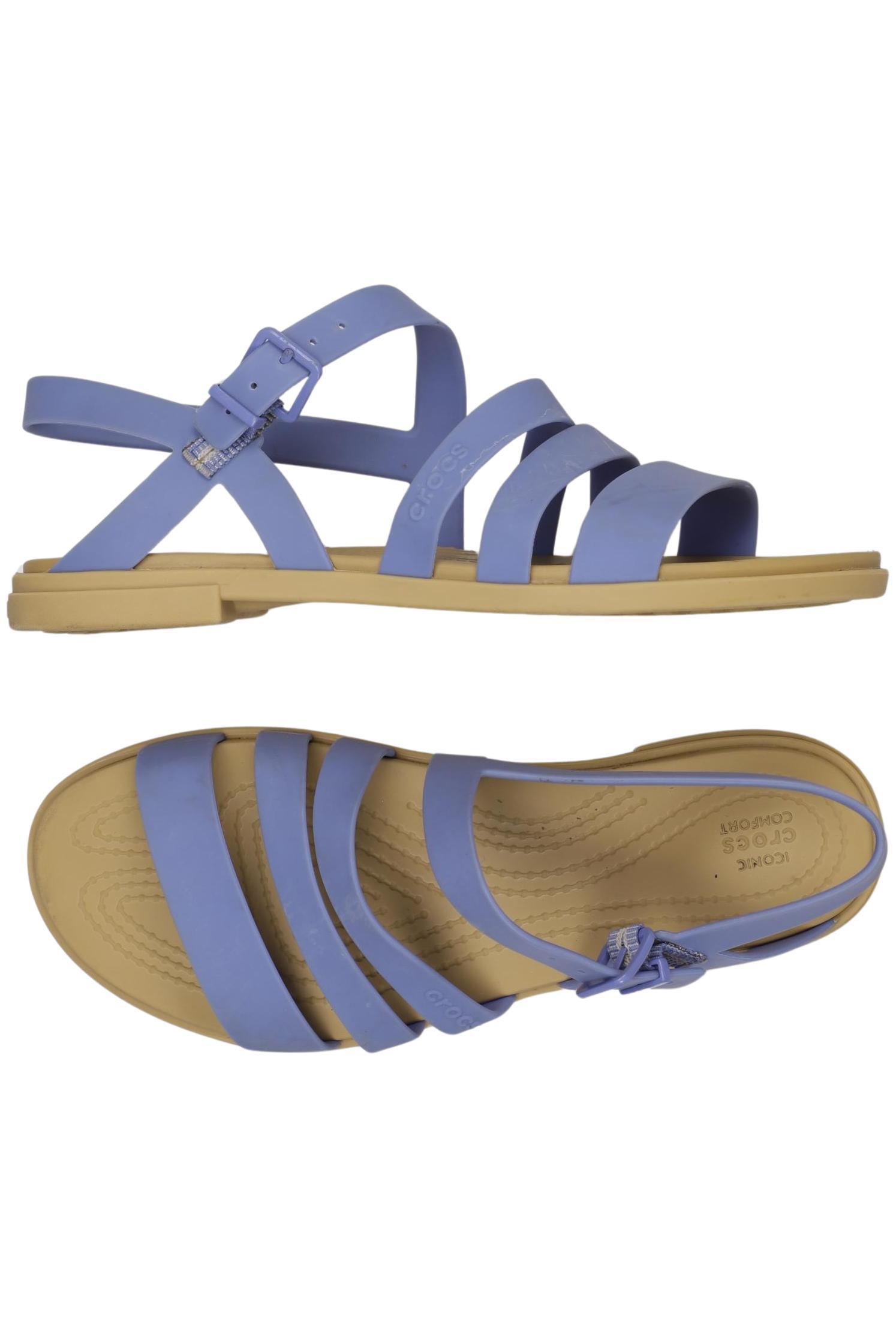 

Crocs Damen Sandale, blau, Gr. 6