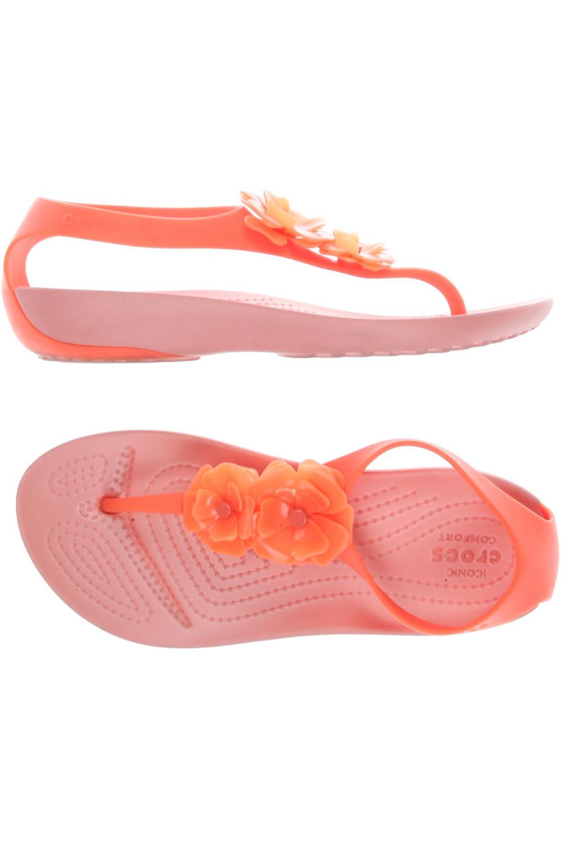 

Crocs Damen Sandale, orange, Gr. 6