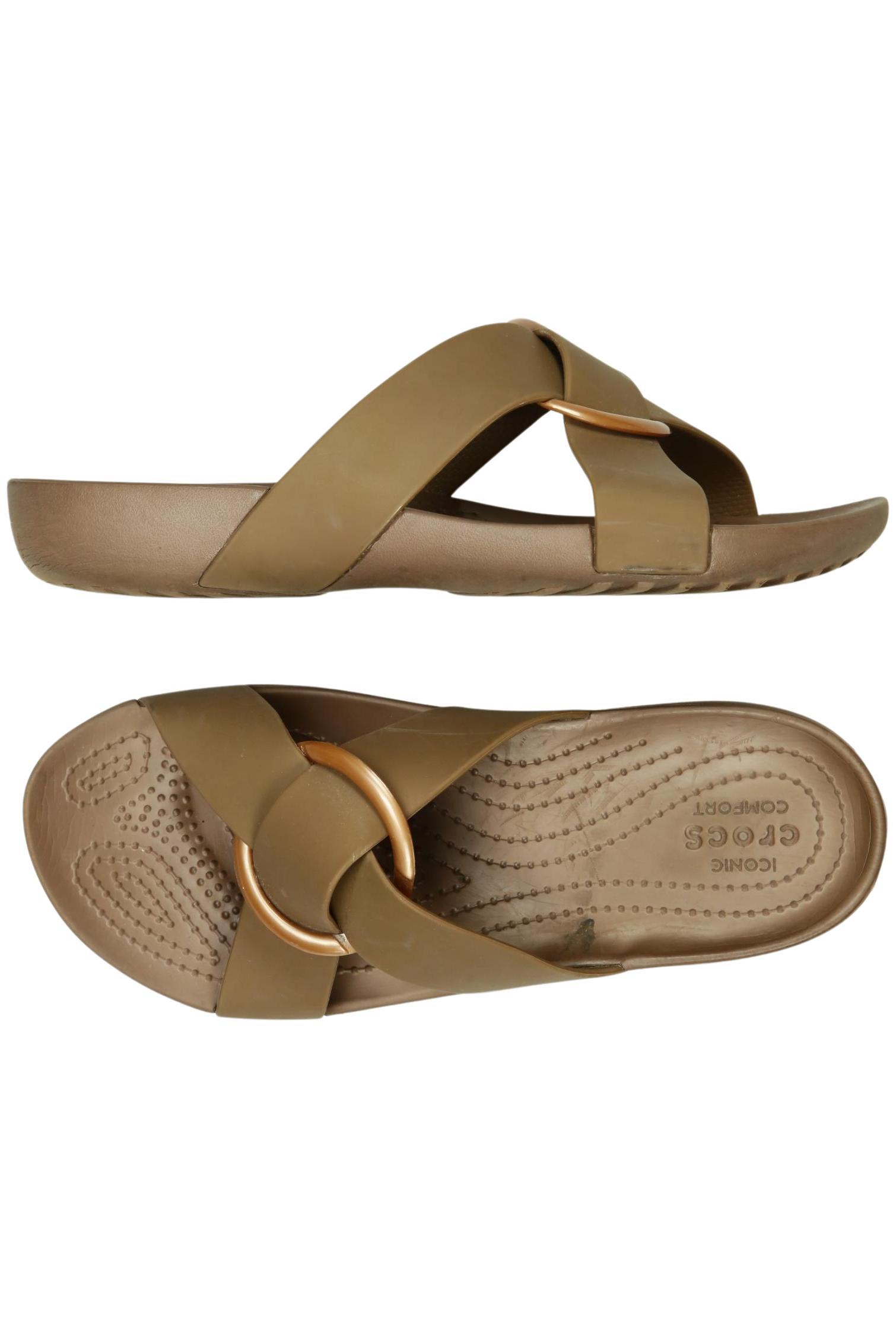 

Crocs Damen Sandale, braun, Gr. 7