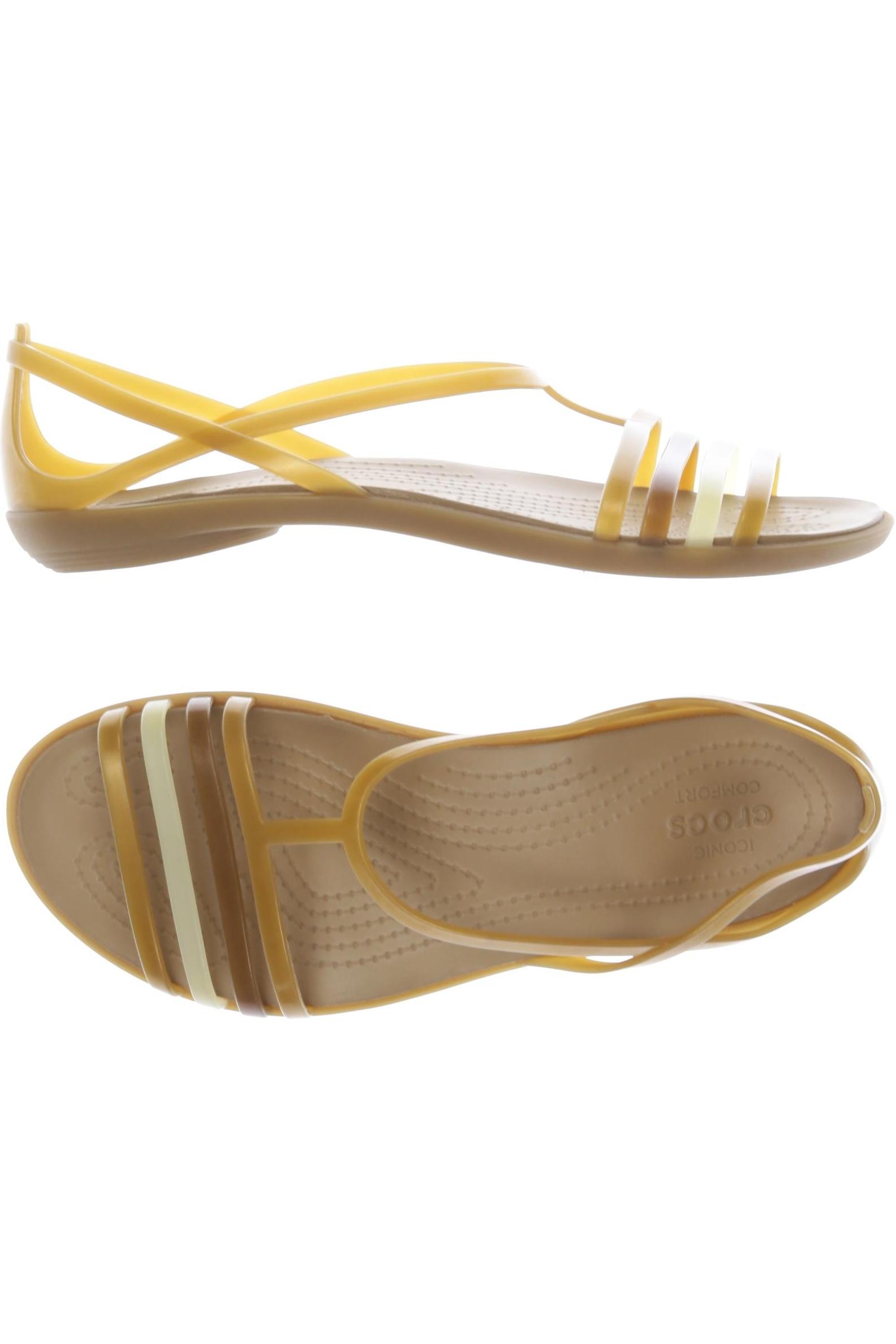 

Crocs Damen Sandale, beige, Gr. 7