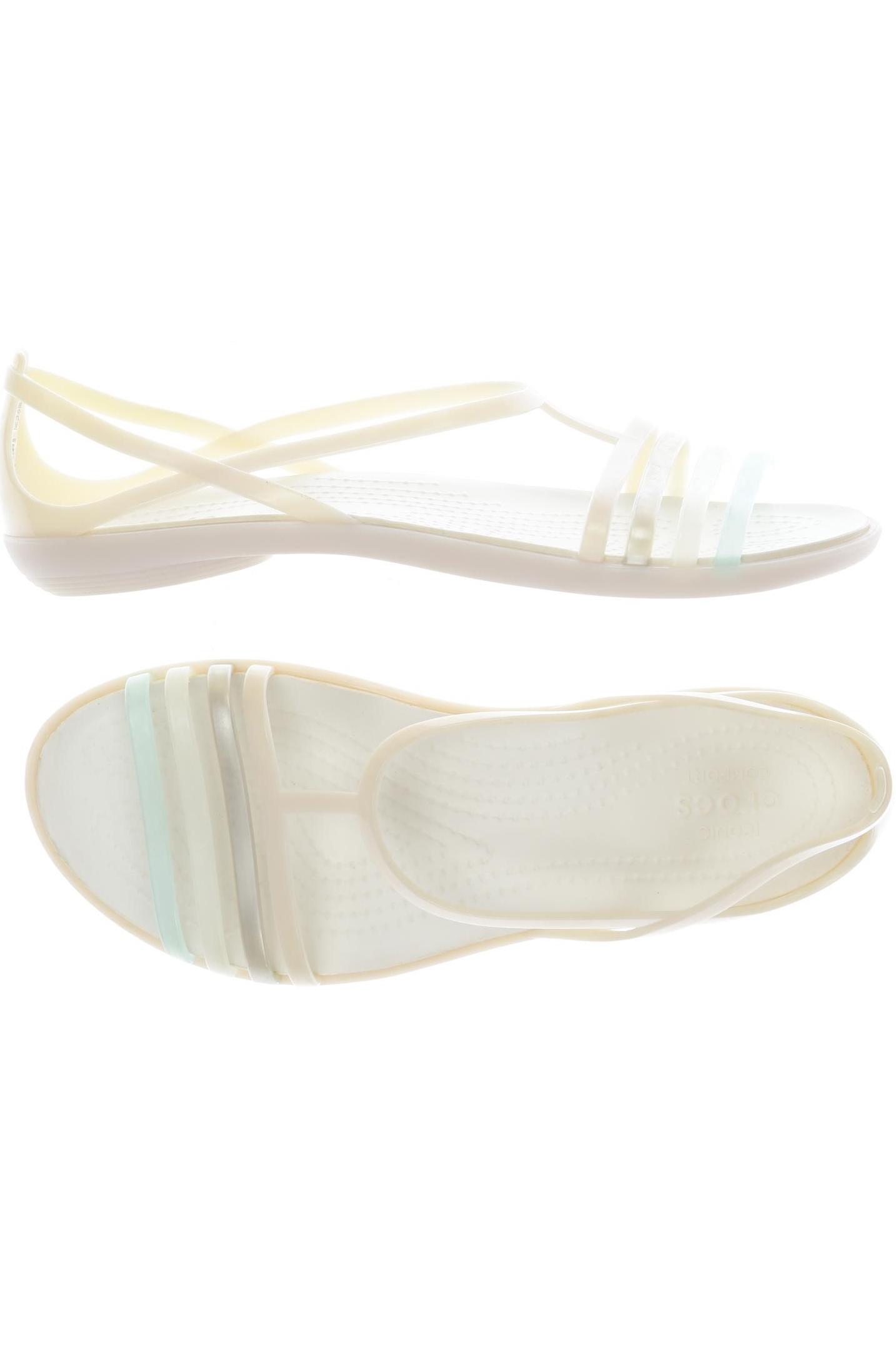 

Crocs Damen Sandale, cremeweiß, Gr. 6