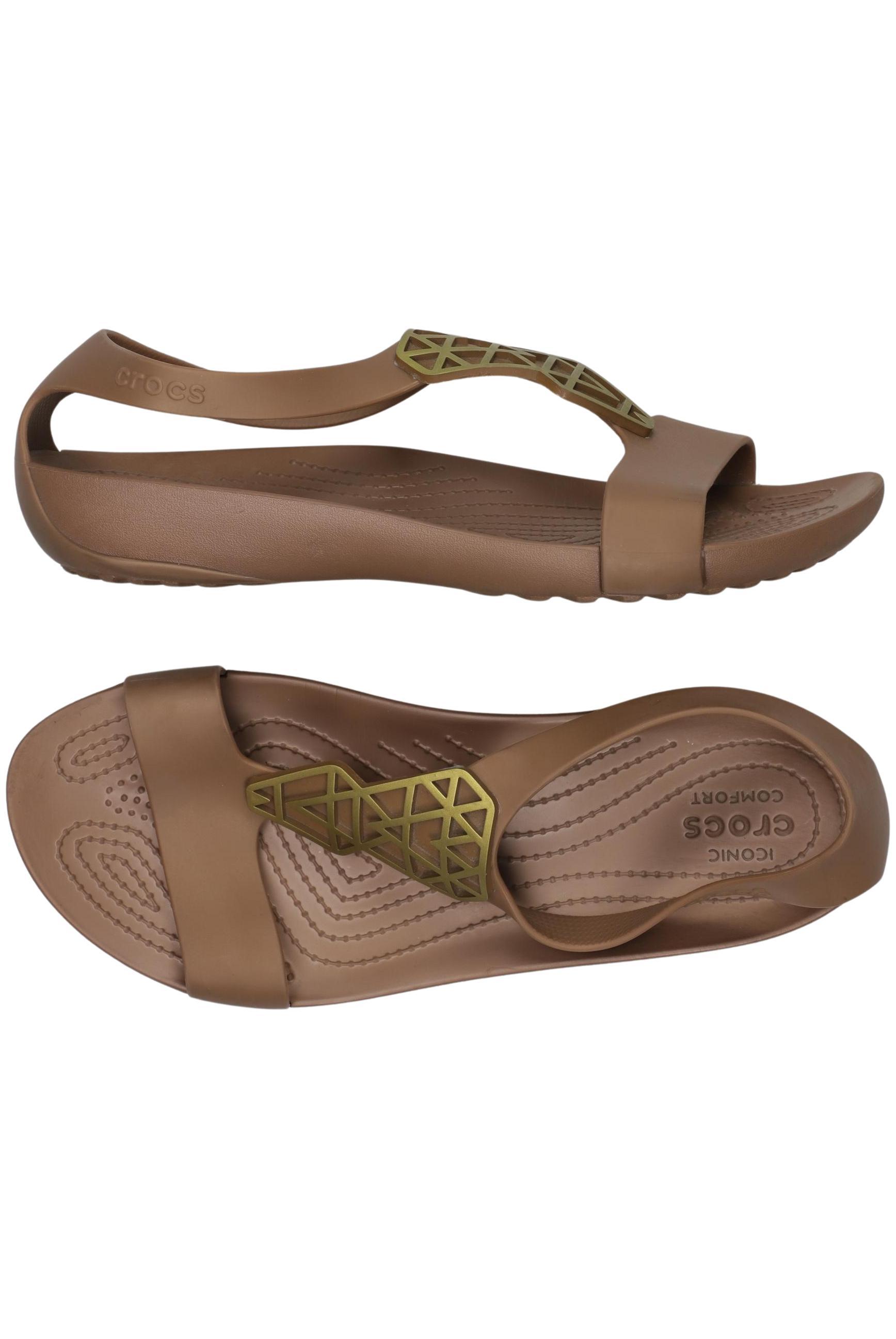 

Crocs Damen Sandale, braun, Gr. 10