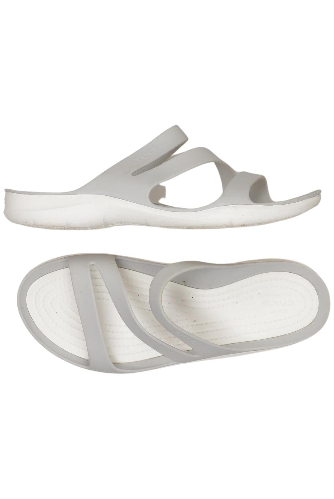 

Crocs Damen Sandale, grau, Gr. 8