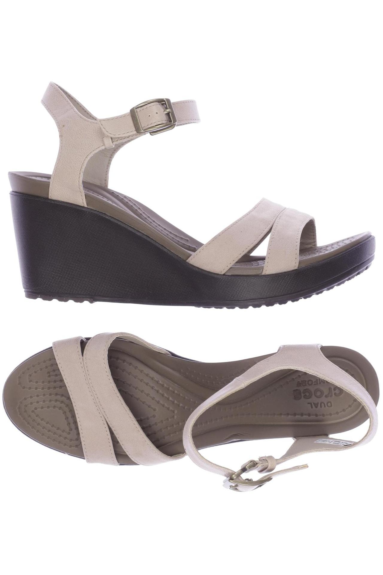 

Crocs Damen Sandale, beige, Gr. 9