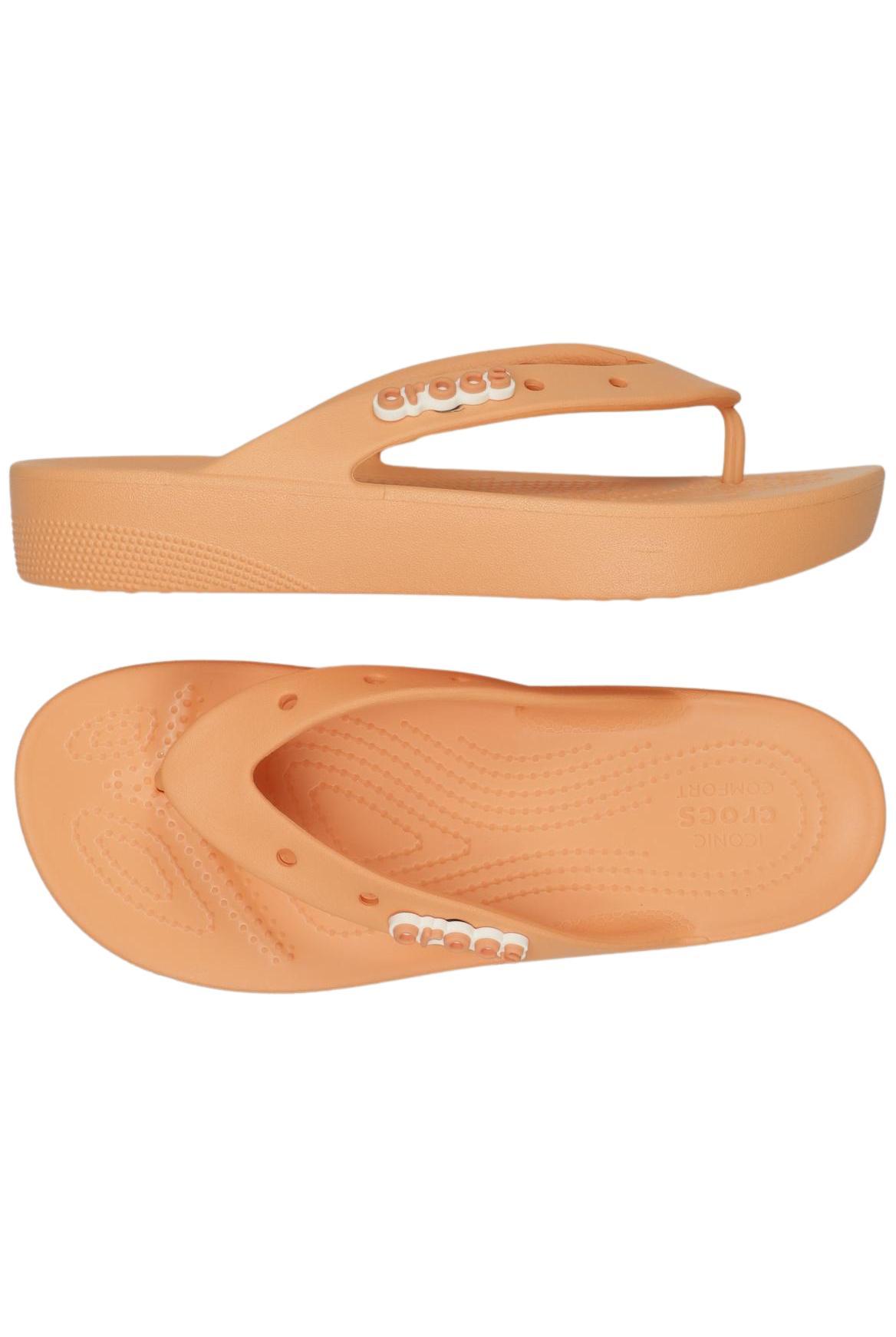 

Crocs Damen Sandale, orange, Gr. 8